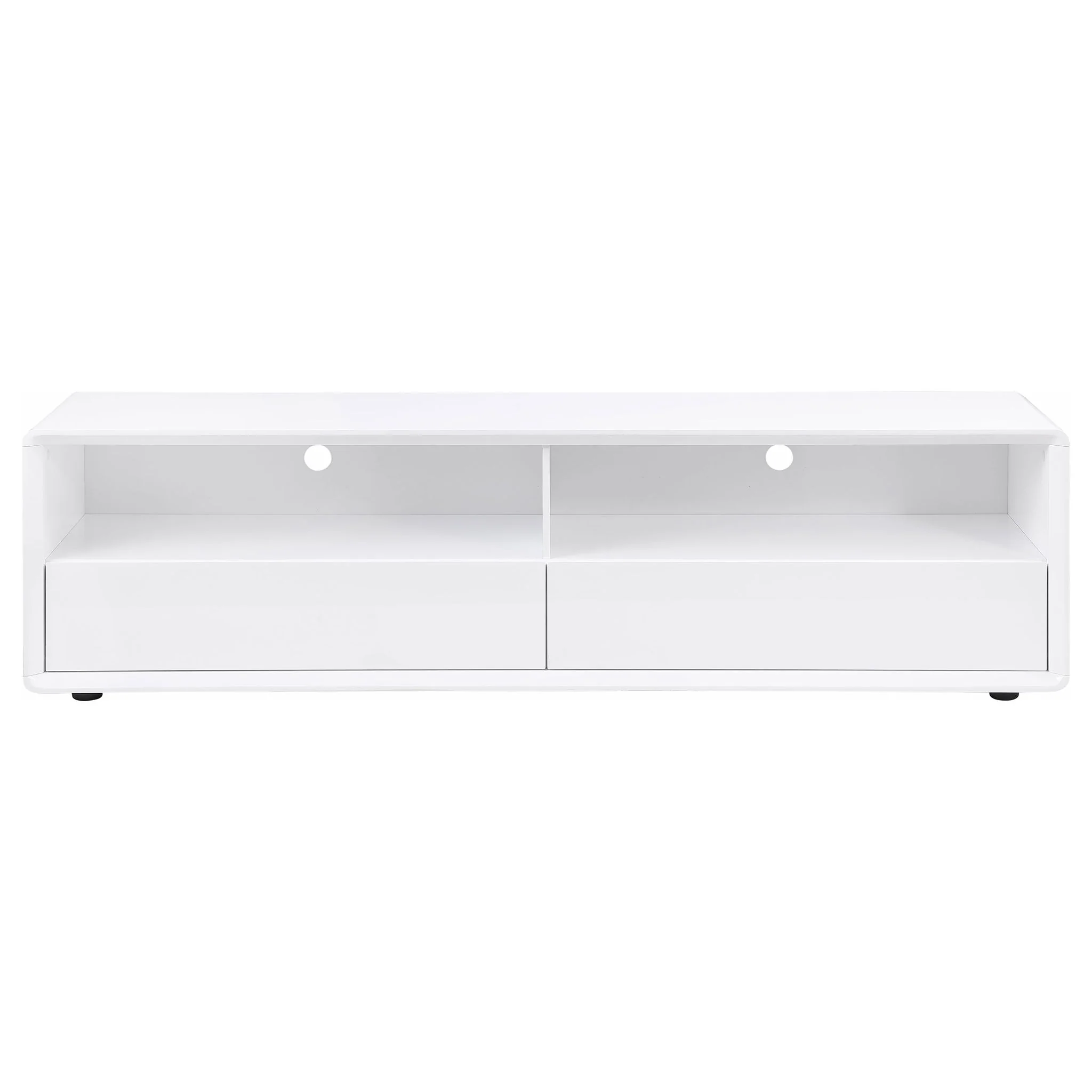 Ellice 71-inch TV Stand Media Console White - Image 3