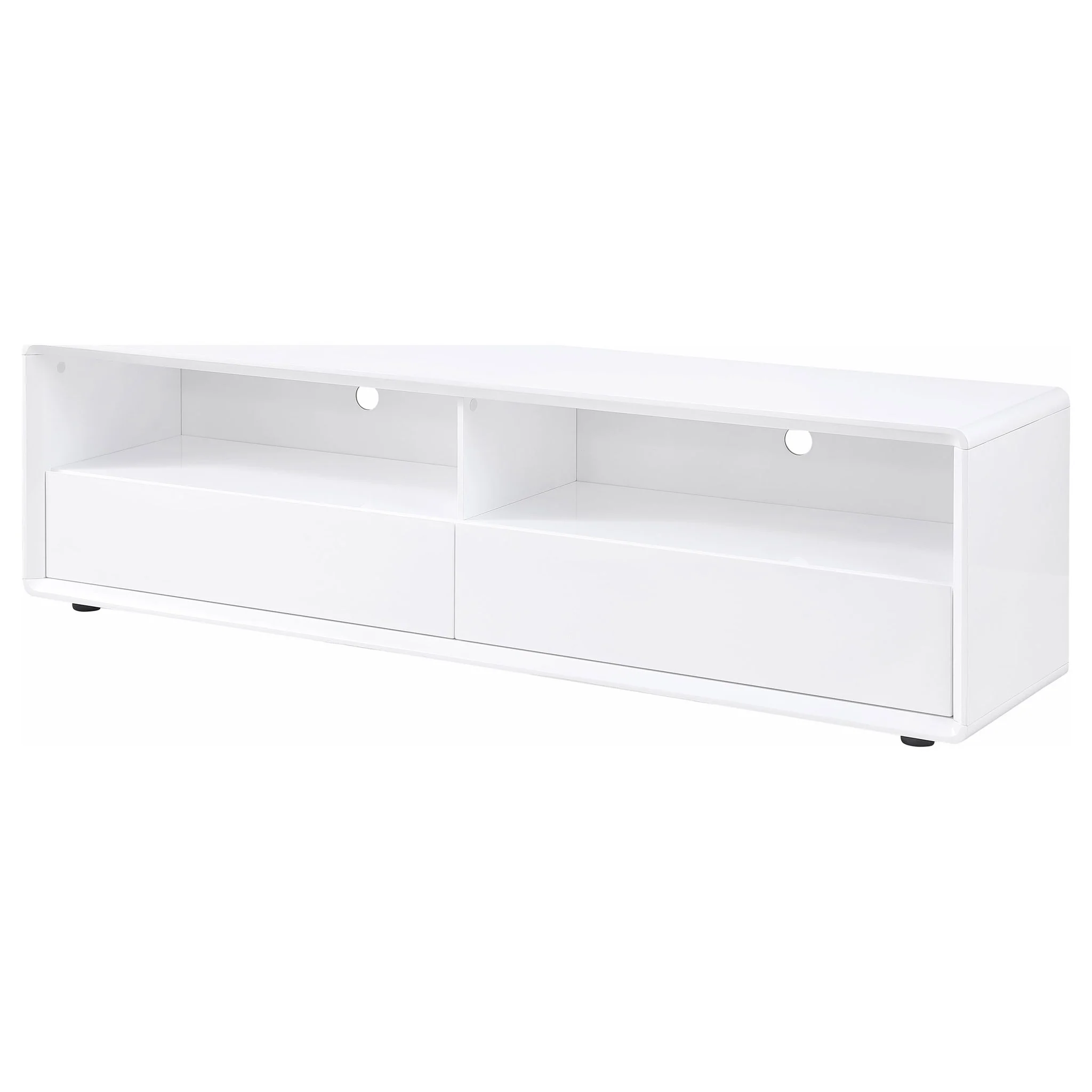 Ellice 71-inch TV Stand Media Console White - Image 4