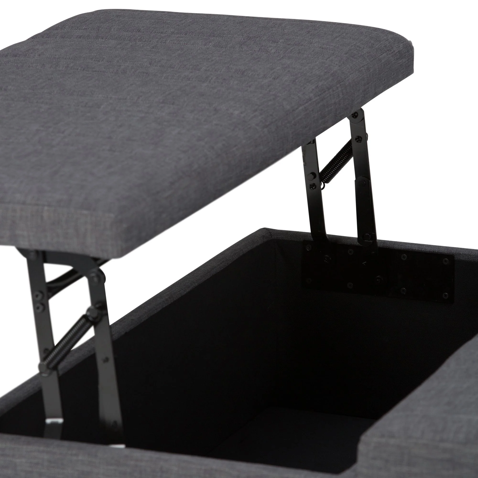 Ellis - Coffee Table Storage Ottoman Contemporary Design - Image 11
