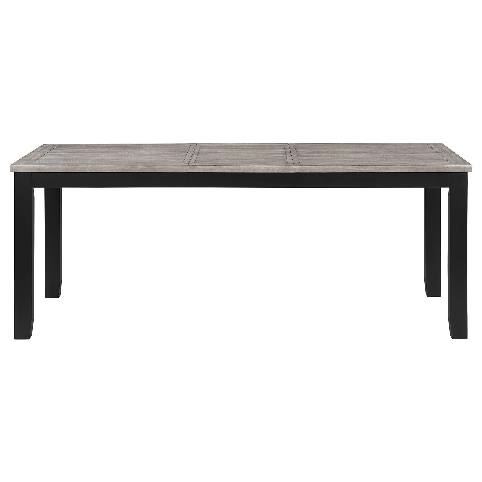 Elodie Rectangular 78-inch Extension Leaf Dining Table Black - Image 4