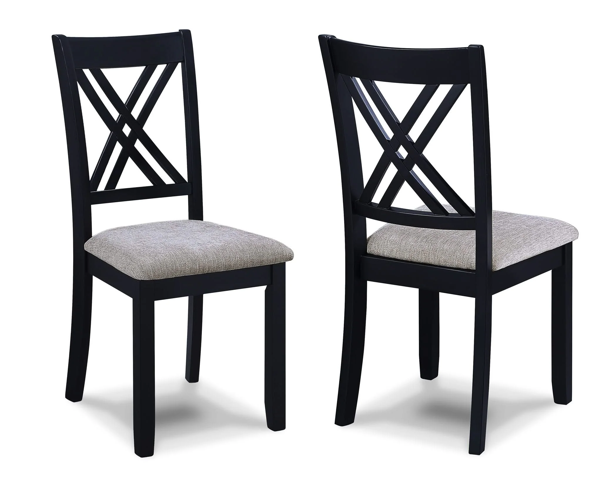 Eloise - 7 Piece Dinette Set - Charcoal / Gray - Image 4