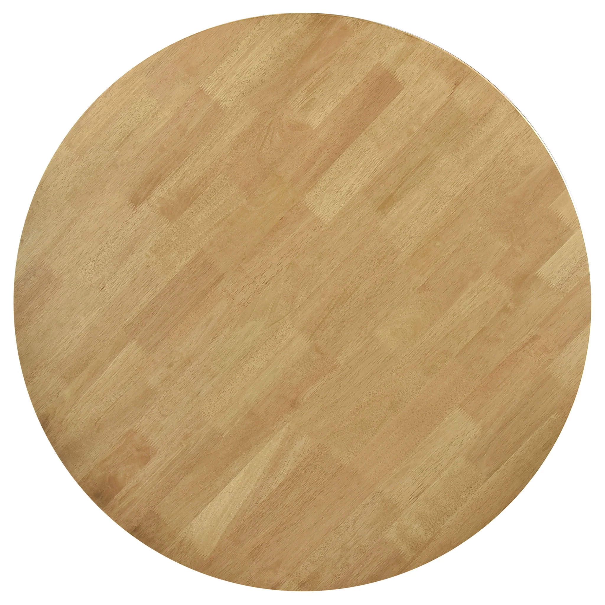Elowen Round 42-inch Solid Wood Dining Table Light Walnut - Image 2