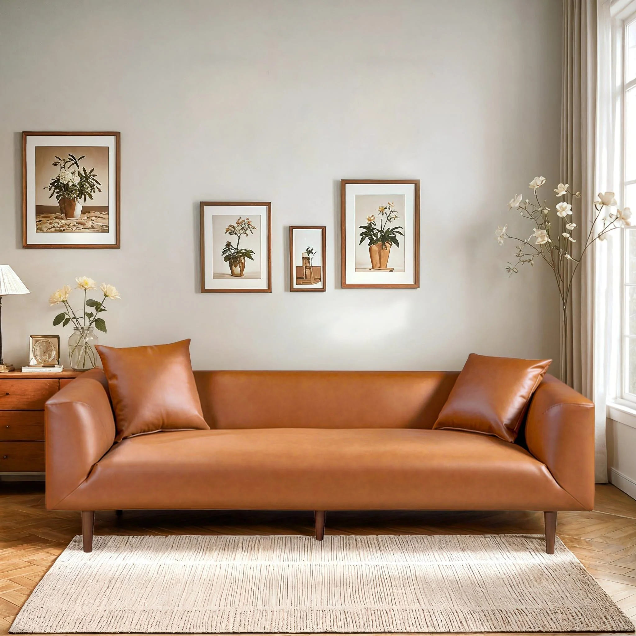 Elwood - Sofa - Cognac - Image 3