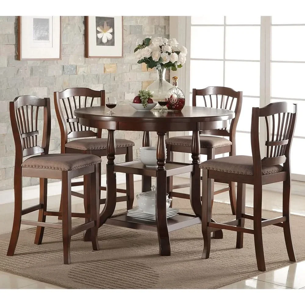 Emma Espresso Cherry 24 Inch Counter Height Stool - Image 5