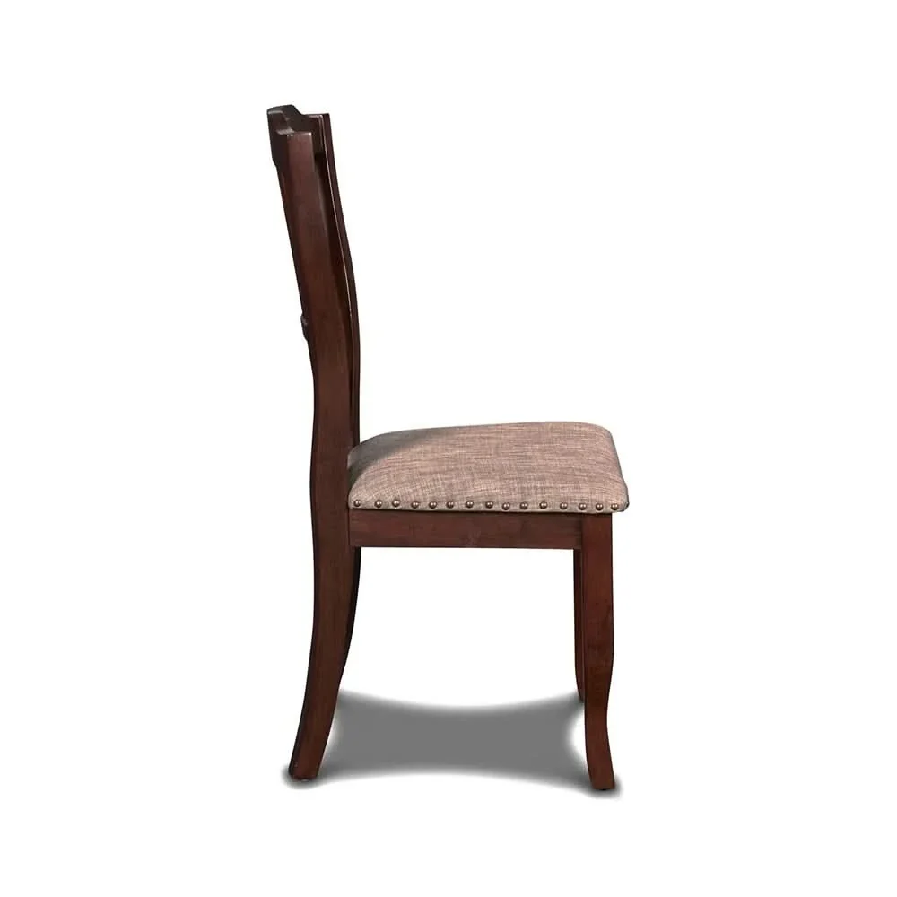Emma Espresso Cherry Dining Chair - Image 3