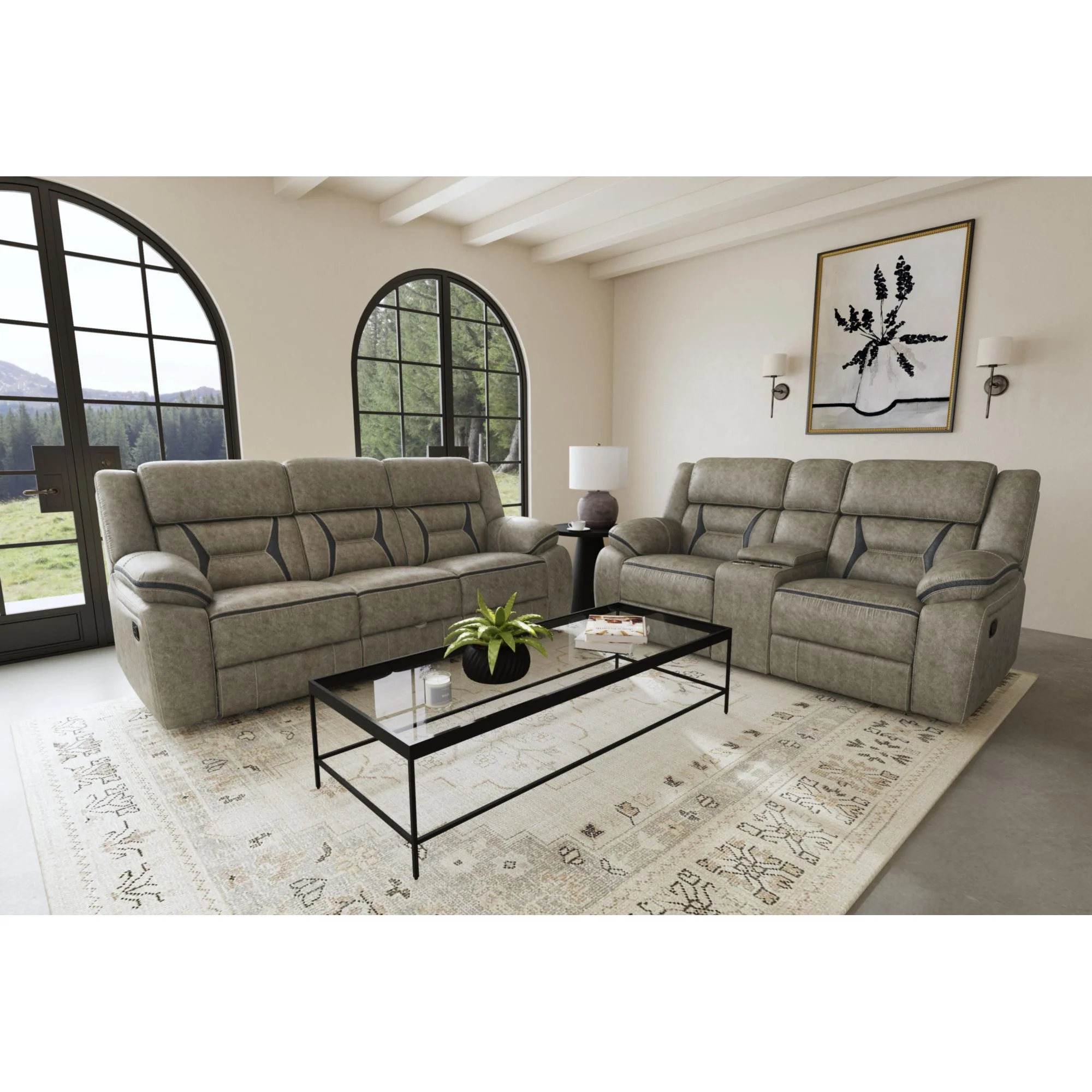 Engage - Motion Loveseat With Console - Image 4