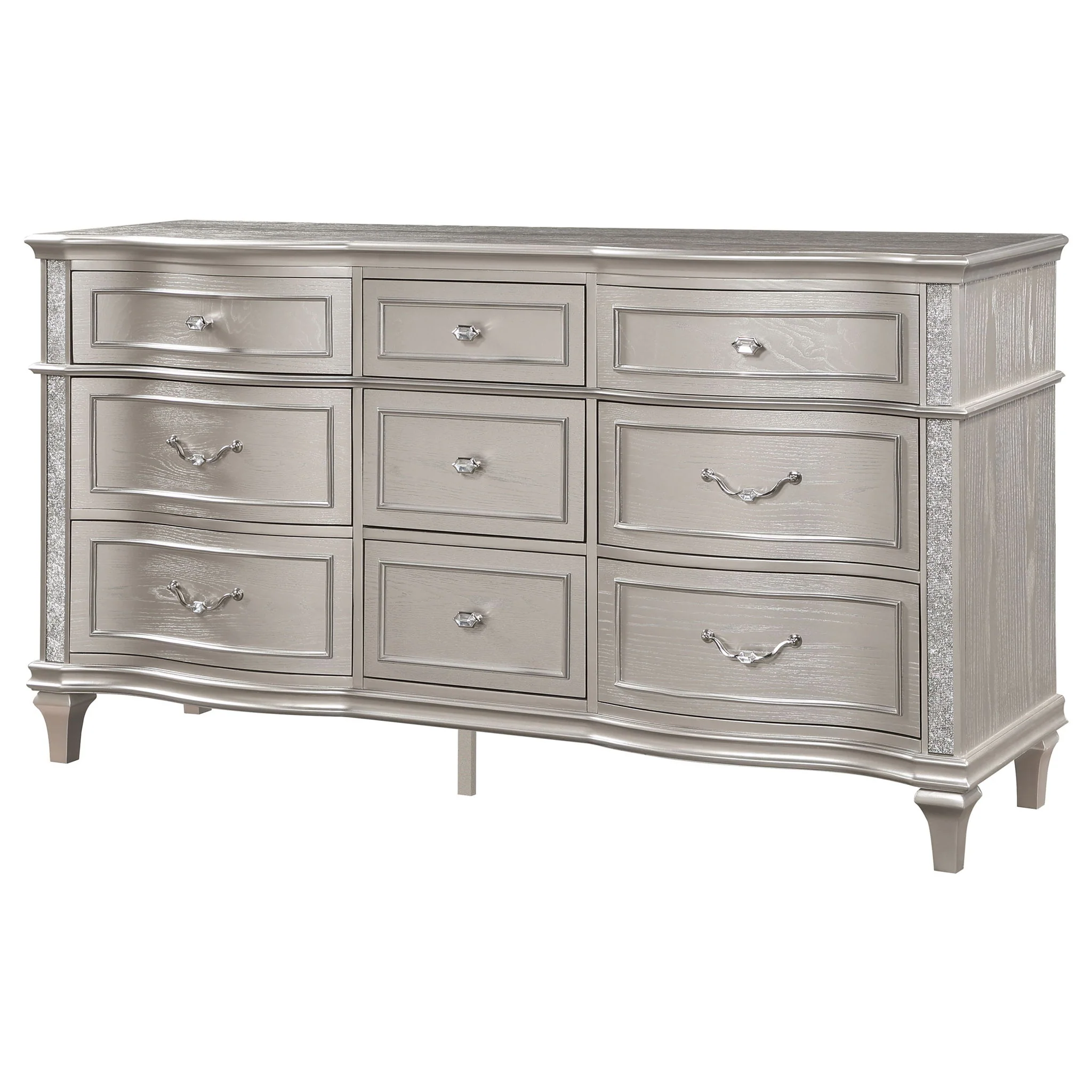 Evangeline 9-drawer Dresser Silver Oak - Image 3