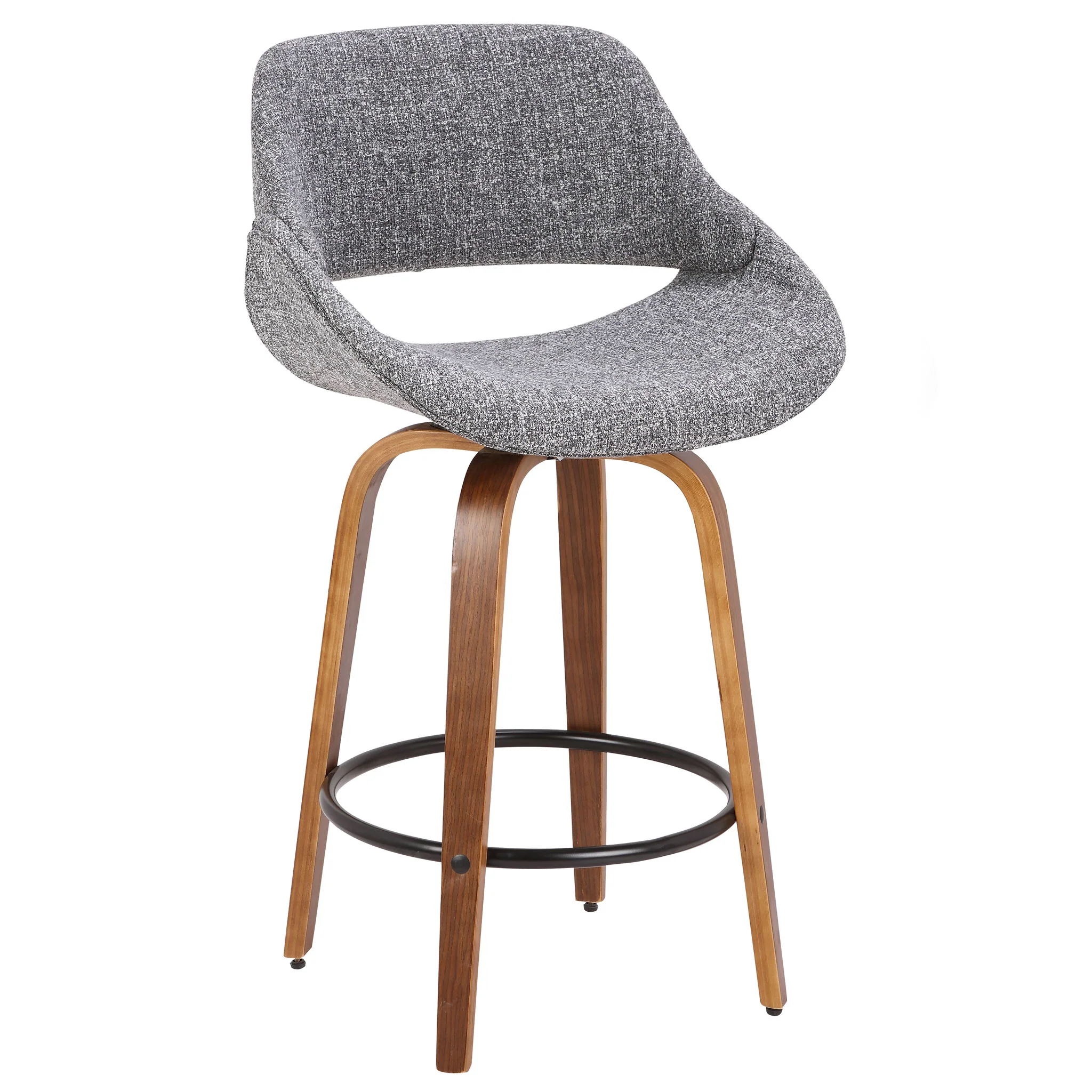 Fabrico - Mid Century Inviting Design Modern Counter Stool - Image 2