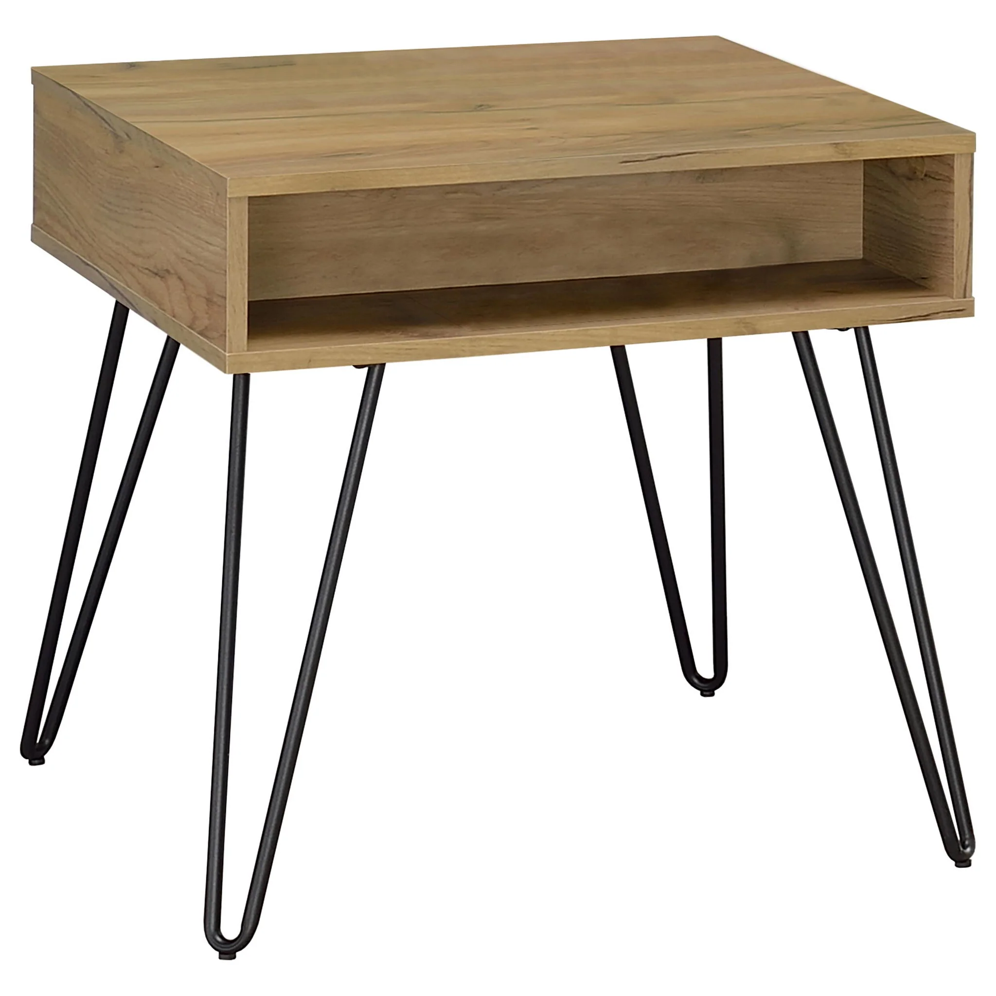 Fanning 3-piece Lift Top Coffee and End Table Set Golden Oak - Image 2