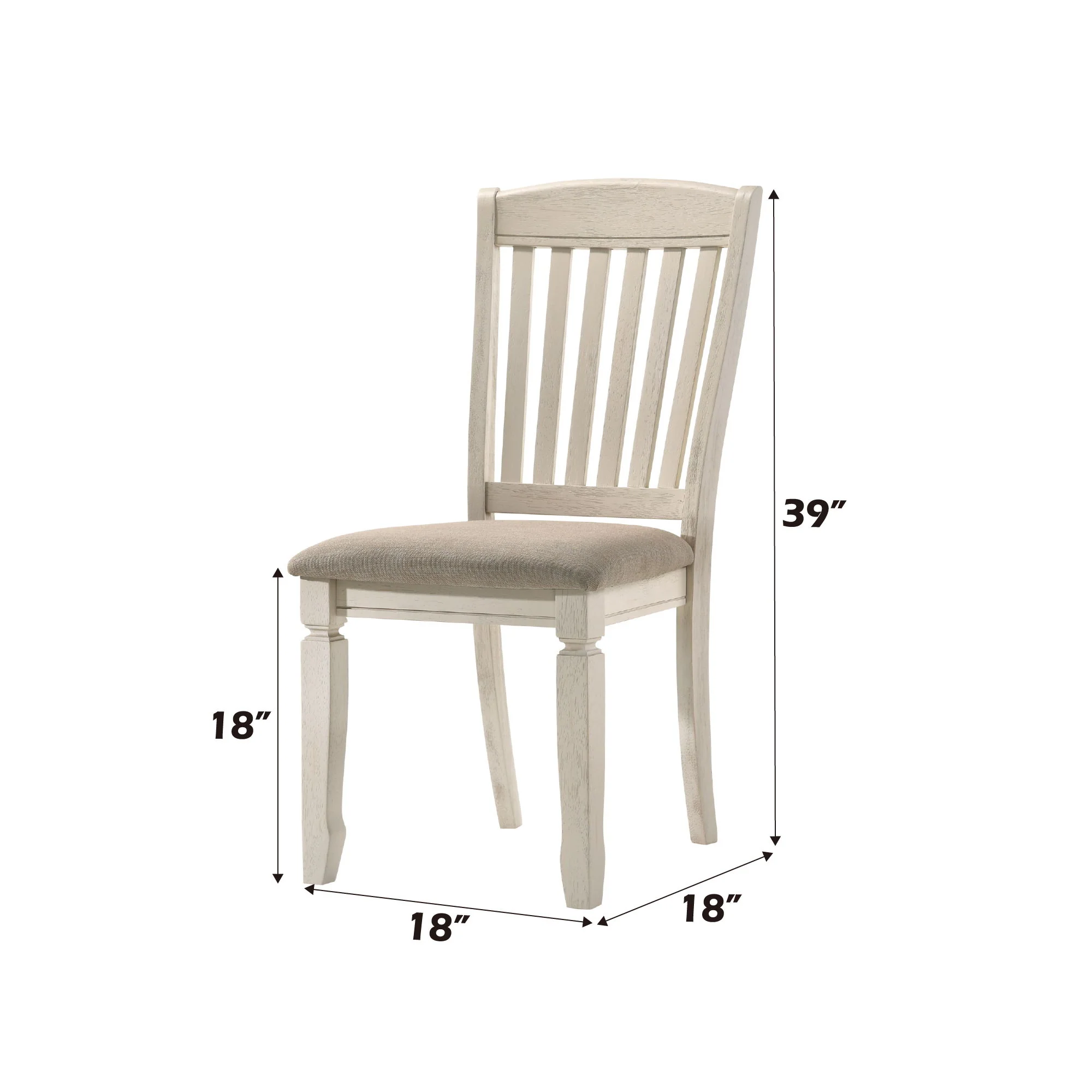 Fedele - Side Chair (Set of 2) - Cream / Tan - Image 3