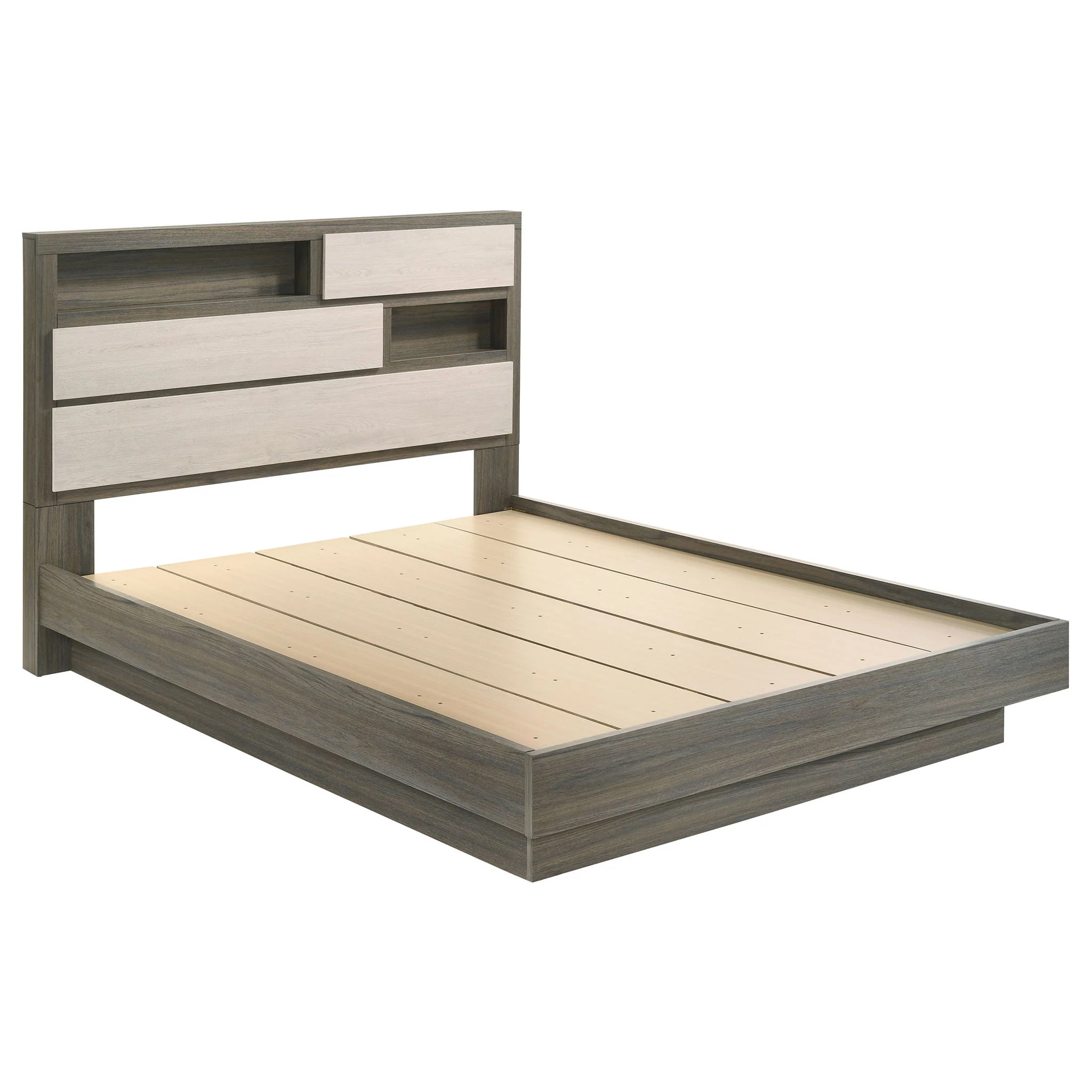 Fenwick 4-piece Queen Bedroom Set Grey Oak - Image 4