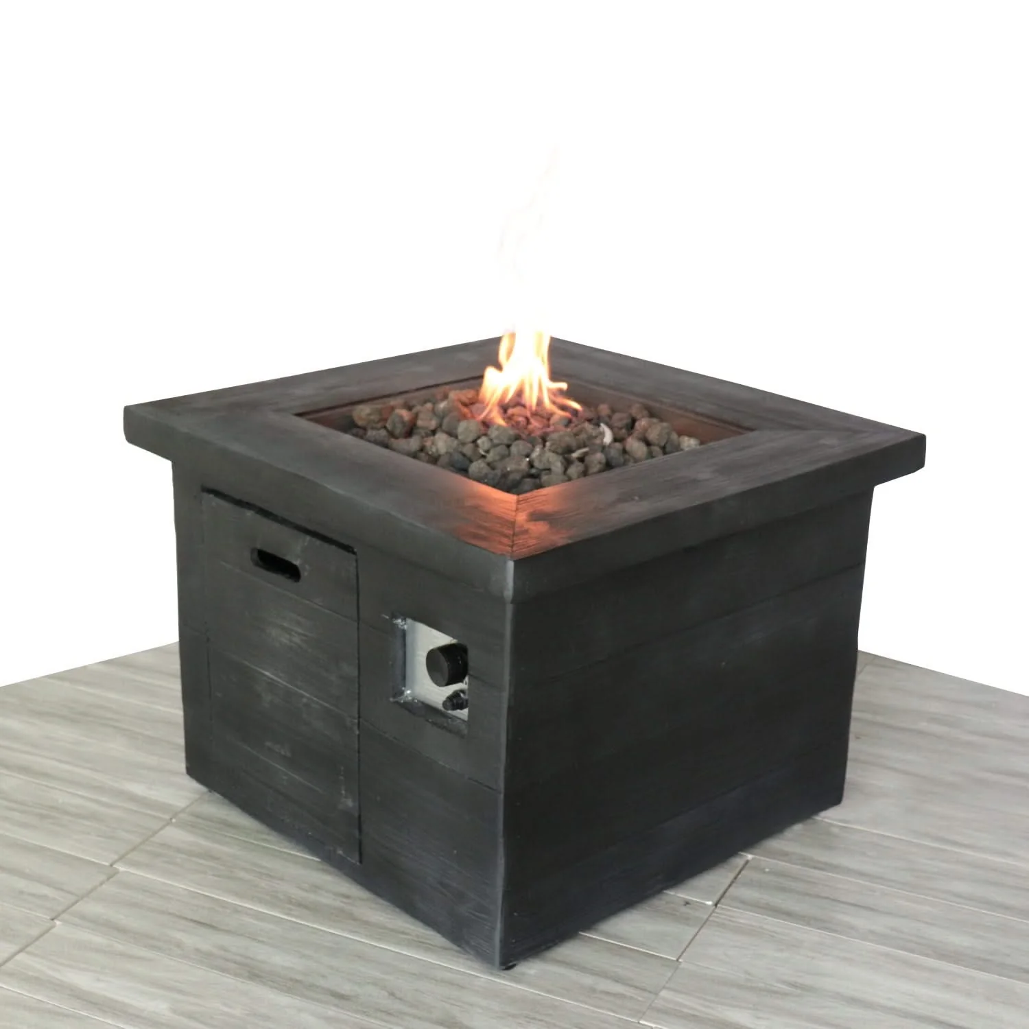 Fiber Reinforced Propane / Natural Gas Fire Pit Table - Charcoal - Image 2