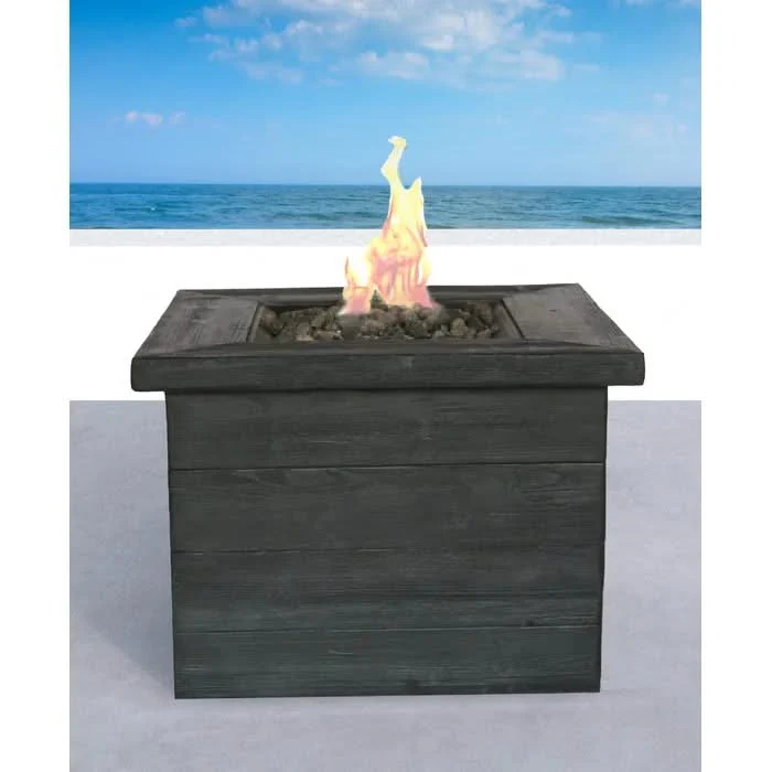 Fibre Reinforced Propane / Natural Gas Fire Pit Table - Charcoal - Image 2