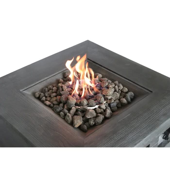 Fibre Reinforced Propane / Natural Gas Fire Pit Table - Charcoal - Image 4