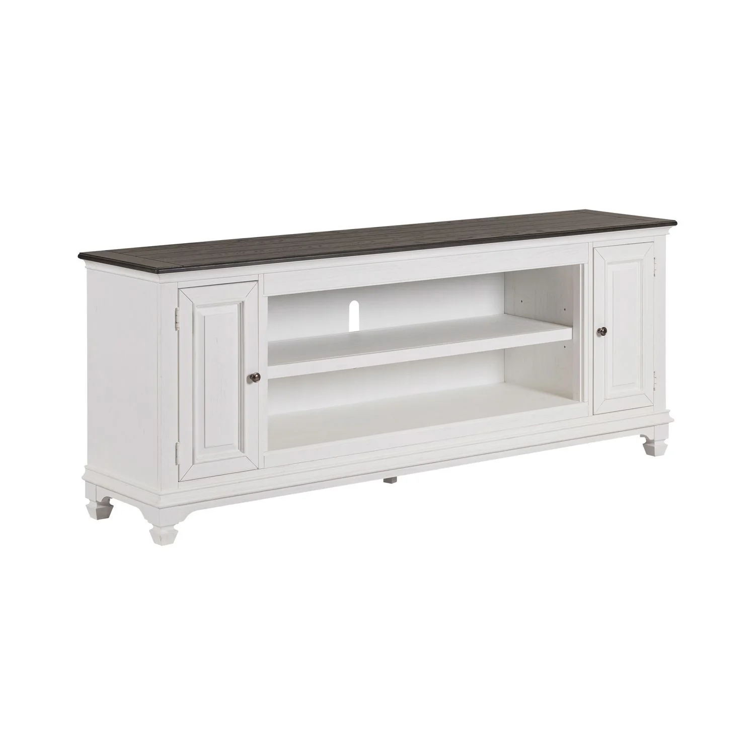 Fireplace TV Consoles - 80" Fireplace TV Console FTS - White - Image 2
