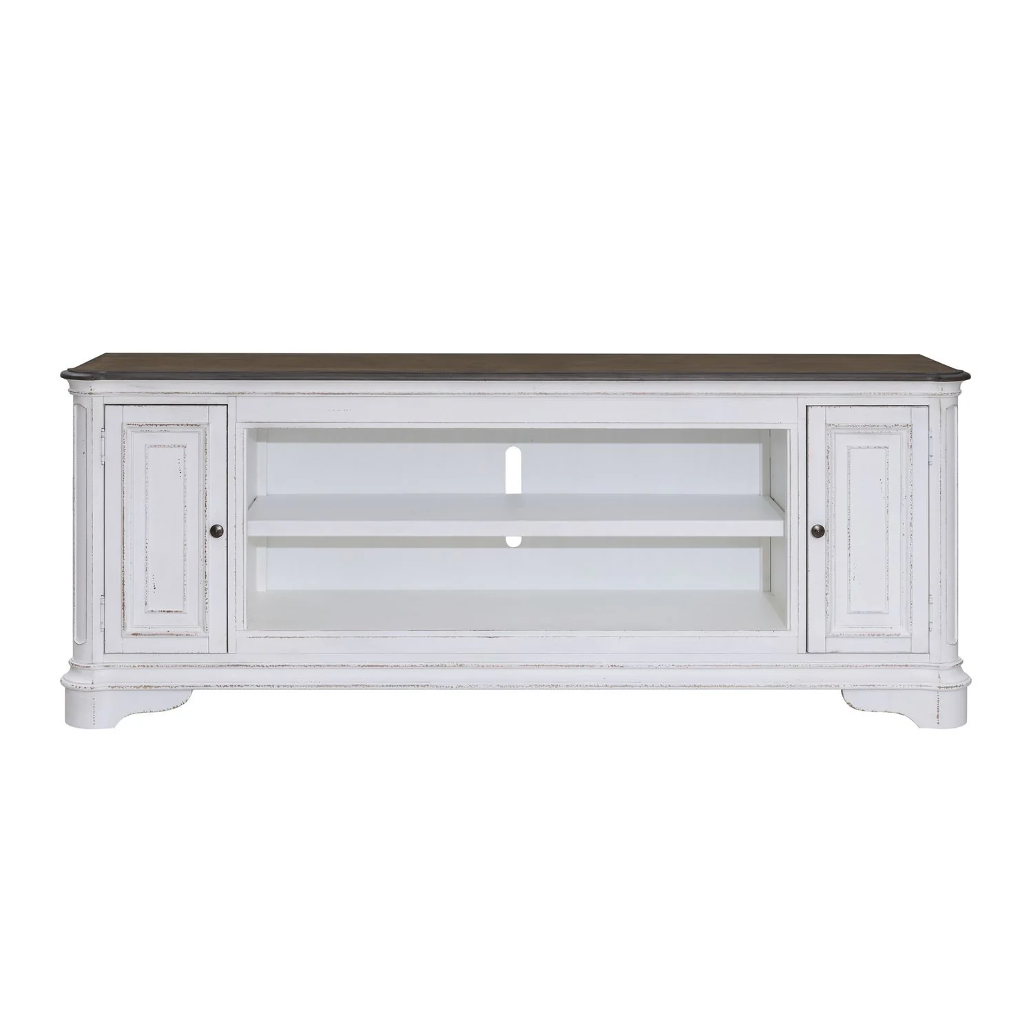 Fireplace TV Consoles - 82" Fireplace TV Console FTS - Brown - Image 3
