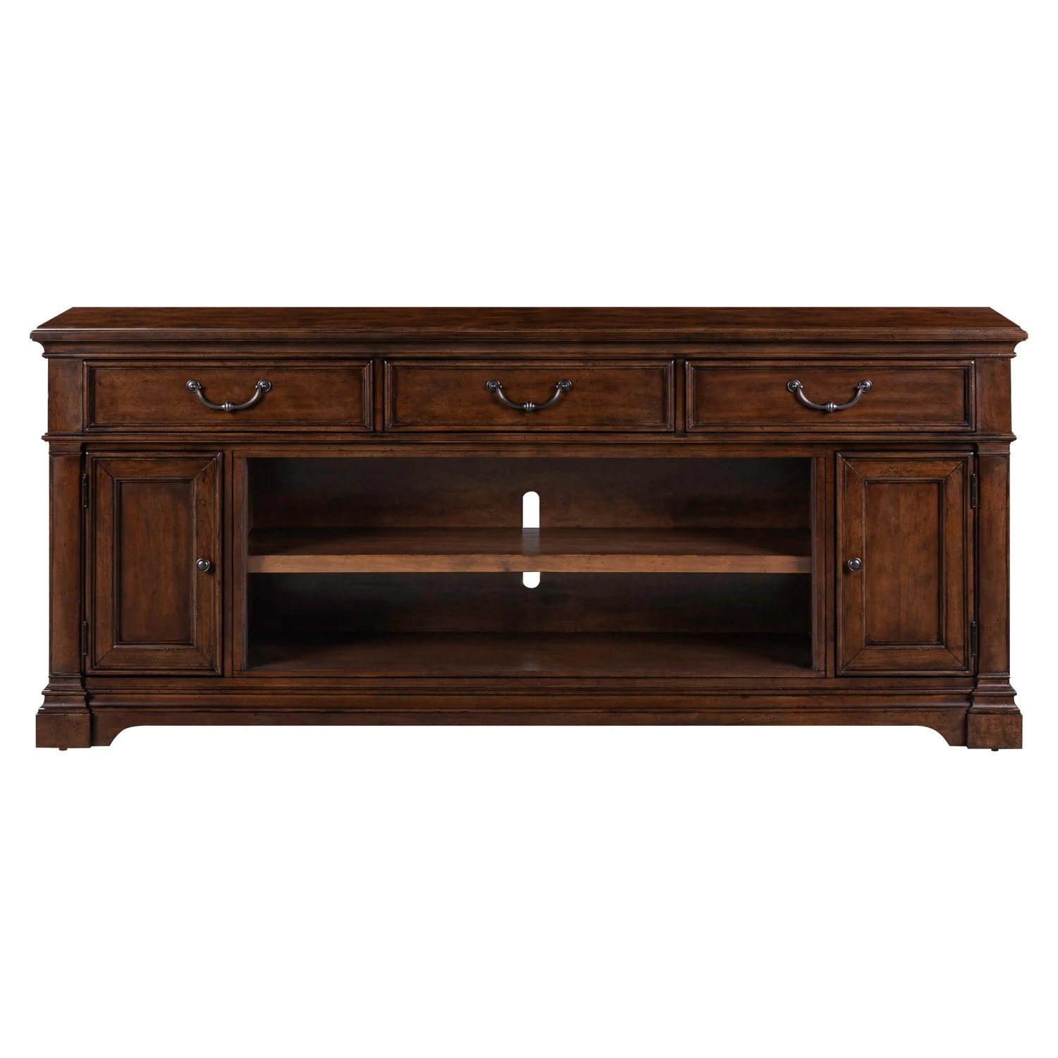 Fireplace TV Consoles - 84" Fireplace TV Console FTS - Brown - Image 4