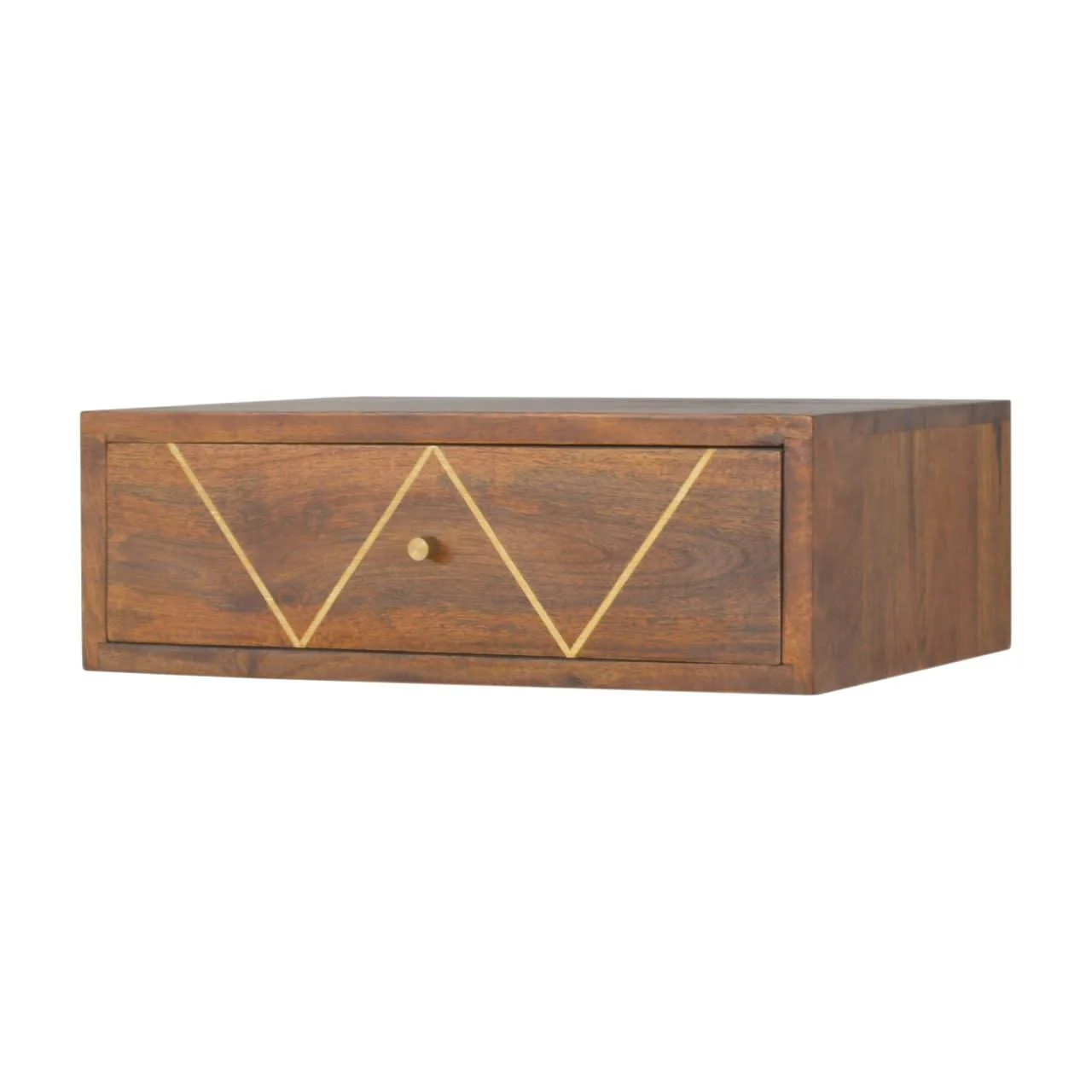 Floating Bedside Table - Chestnut - Image 2