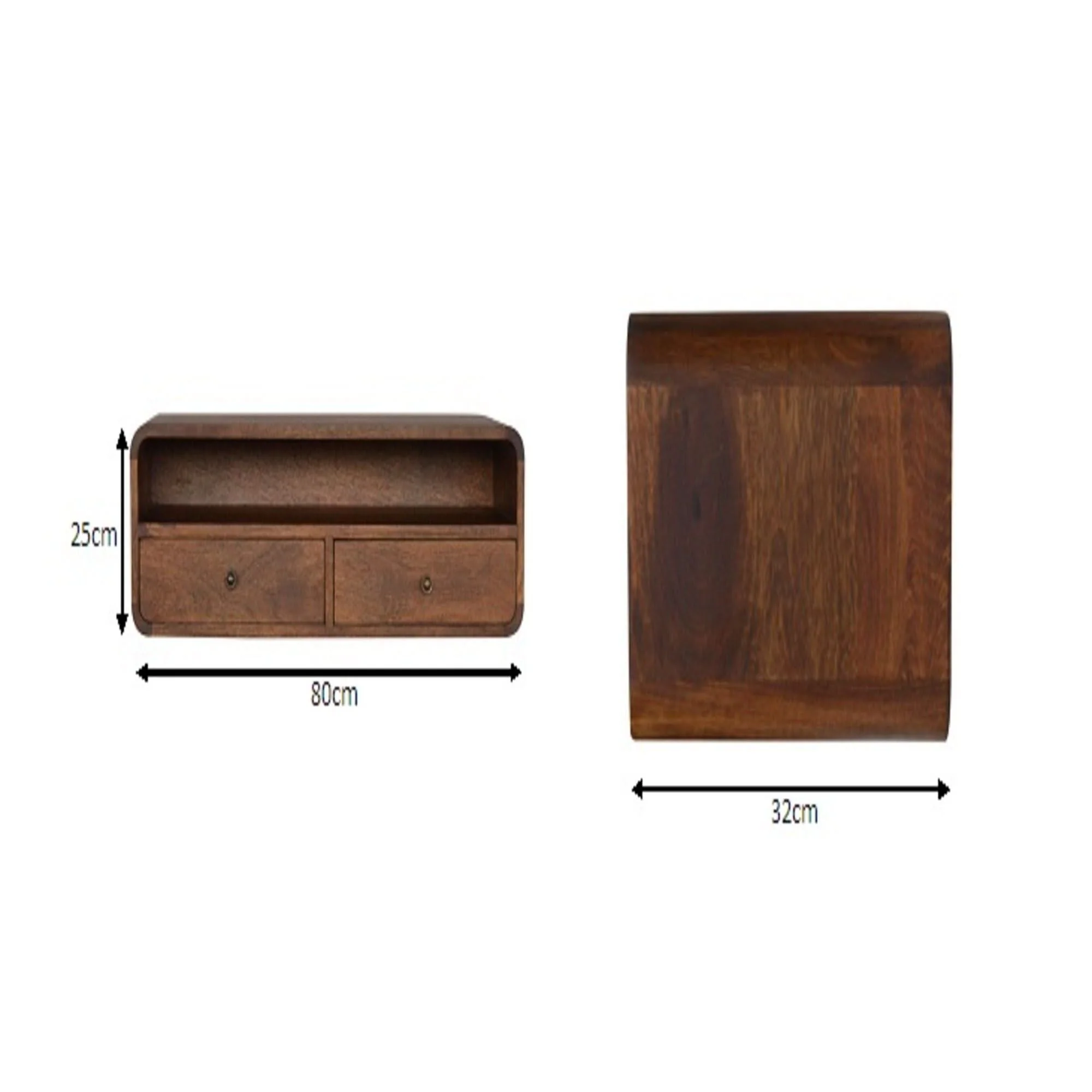 Floating Open Console - Chestnut - Image 2