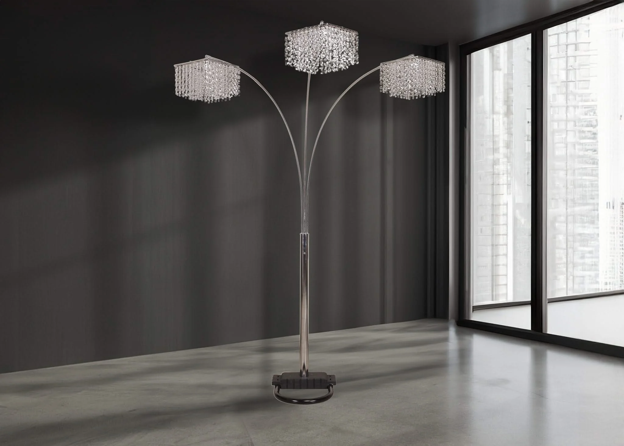 Floor Lamp - Gray - Image 3