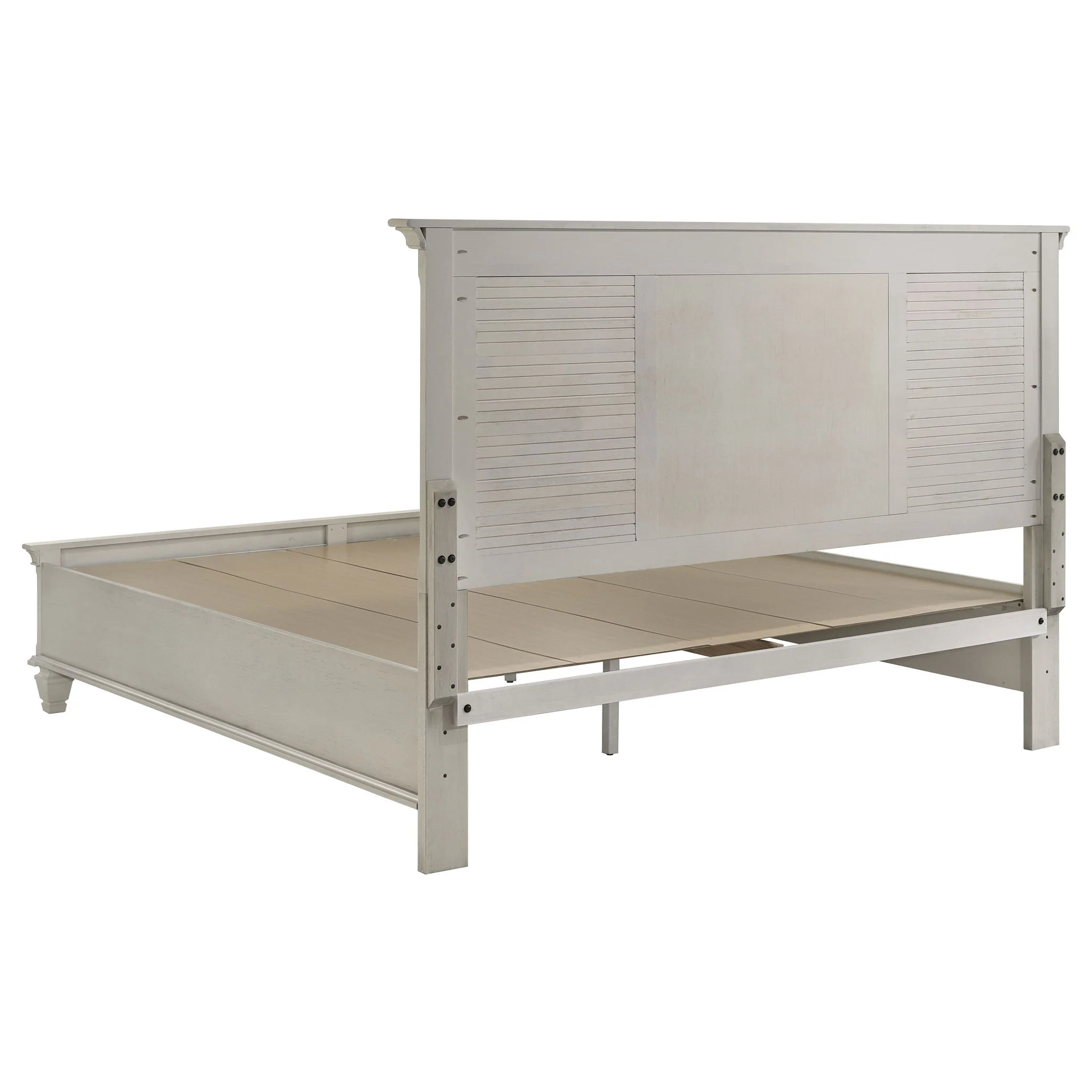 Franco 5-piece Eastern King Bedroom Set Distressed White - Image 3