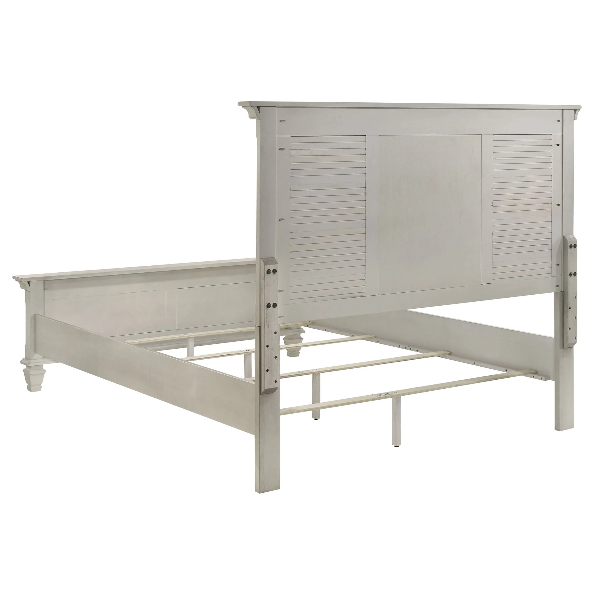 Franco 5-piece Queen Bedroom Set Distressed White - Image 4