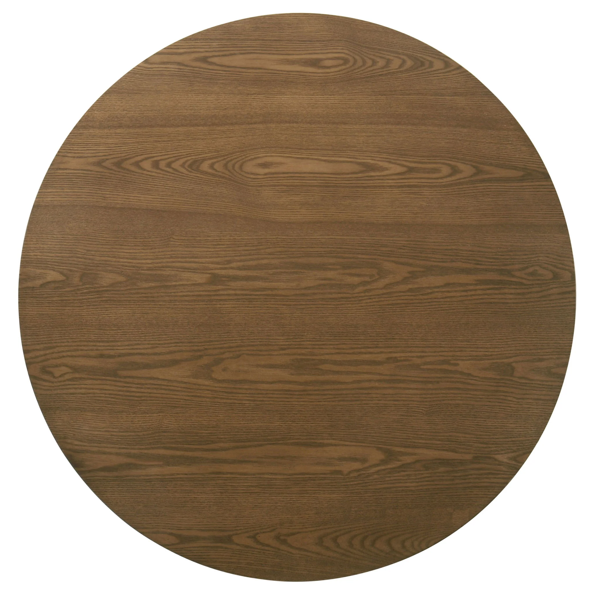 Franklin 36-inch Round Pedestal Coffee Table Dark Brown - Image 4