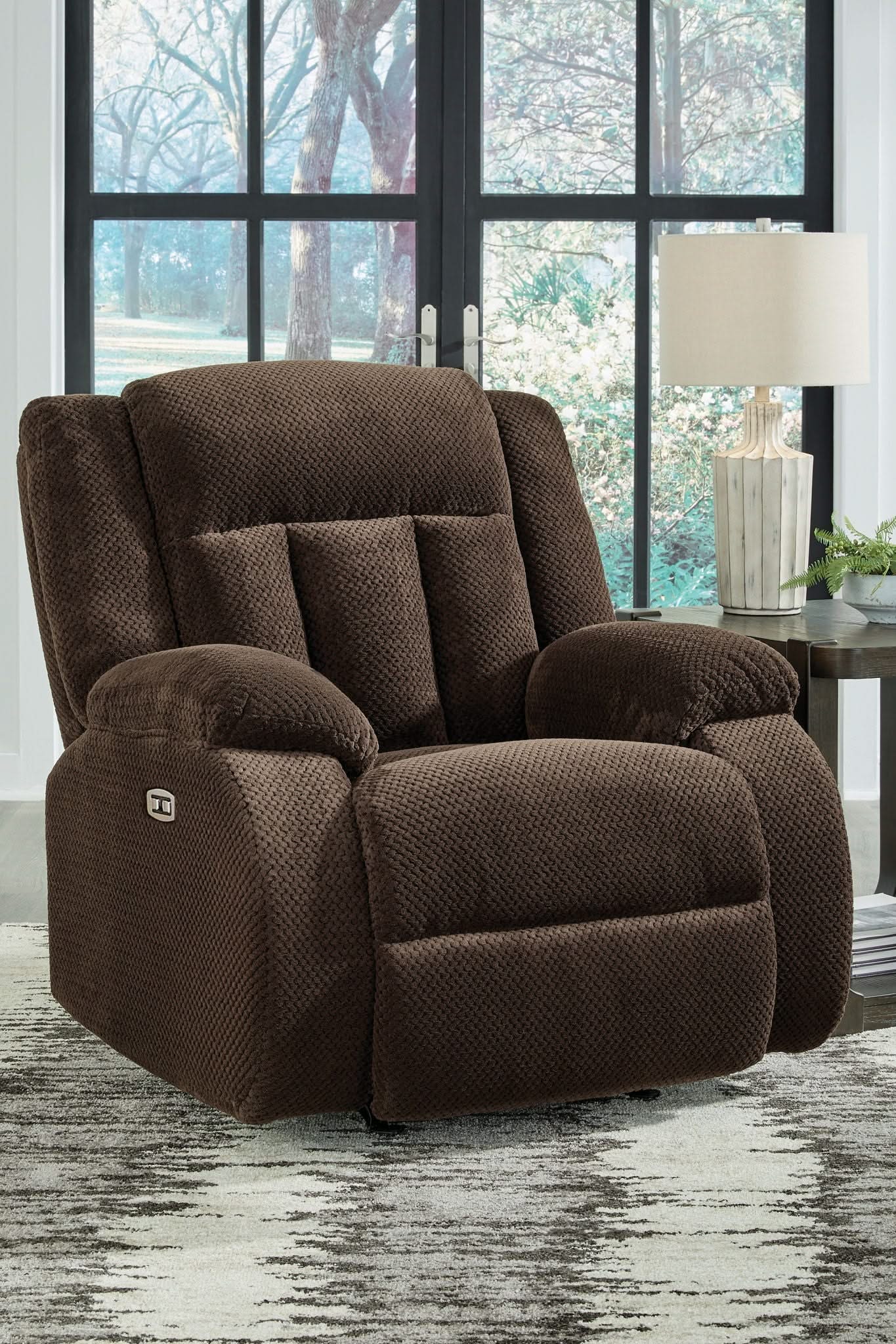 Free Wake - Power Rocker Recliner - Chocolate - Image 4