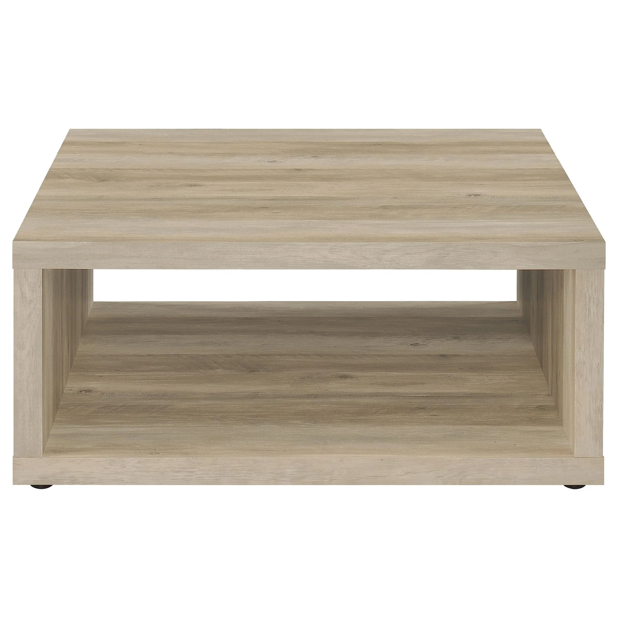 Frisco Square Engineered Wood Coffee Table Distressed Pine - Image 2