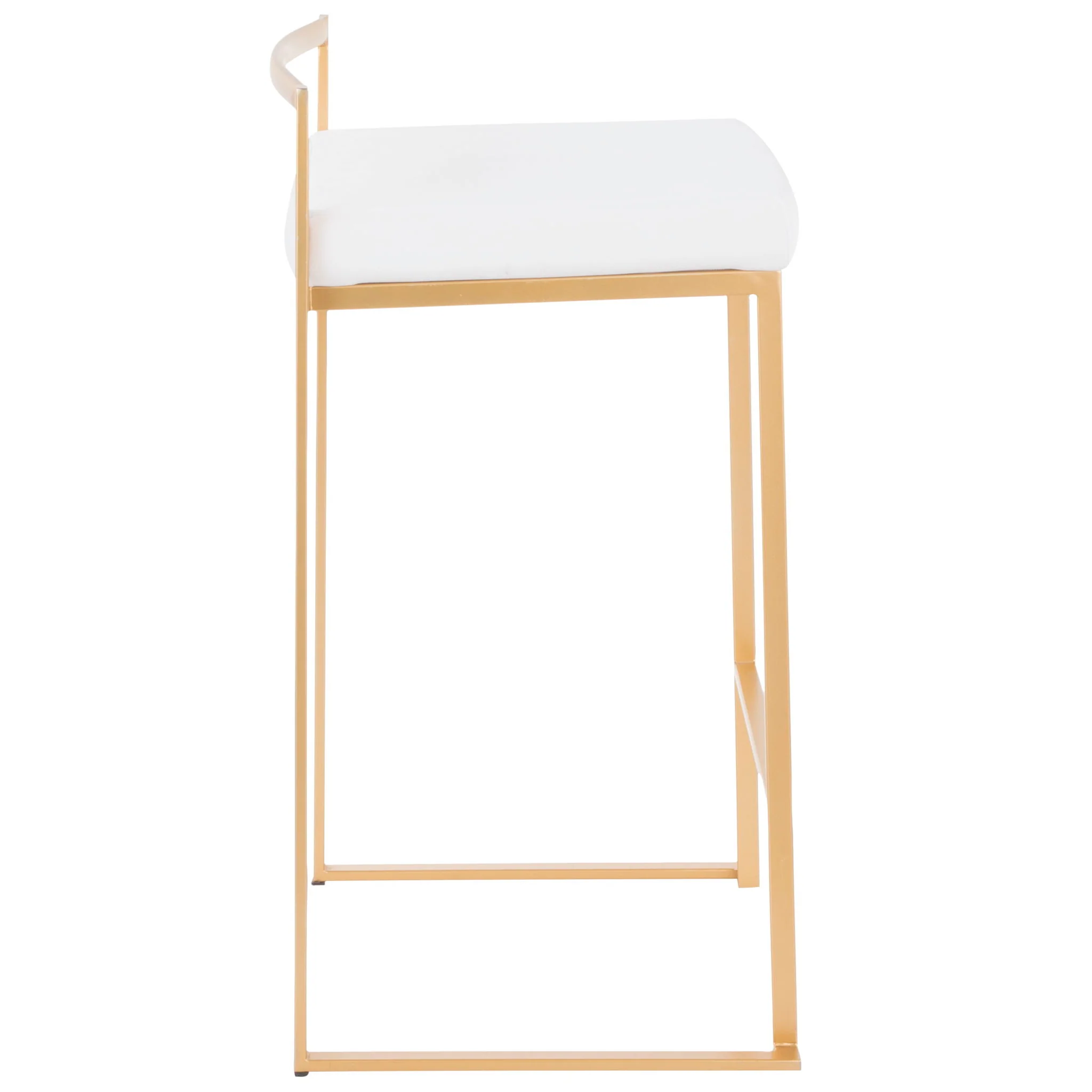 Fuji - Contemporary / Glam Design Counter Stool (Set of 2) - Image 12