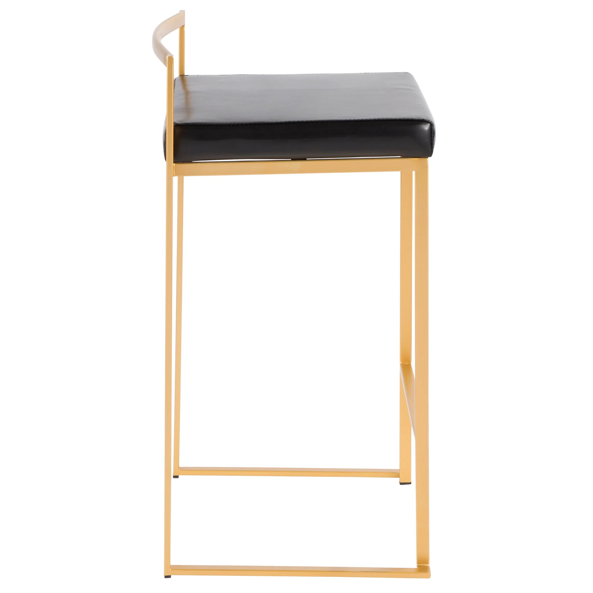 Fuji - Contemporary / Glam Design Counter Stool (Set of 2) - Image 9