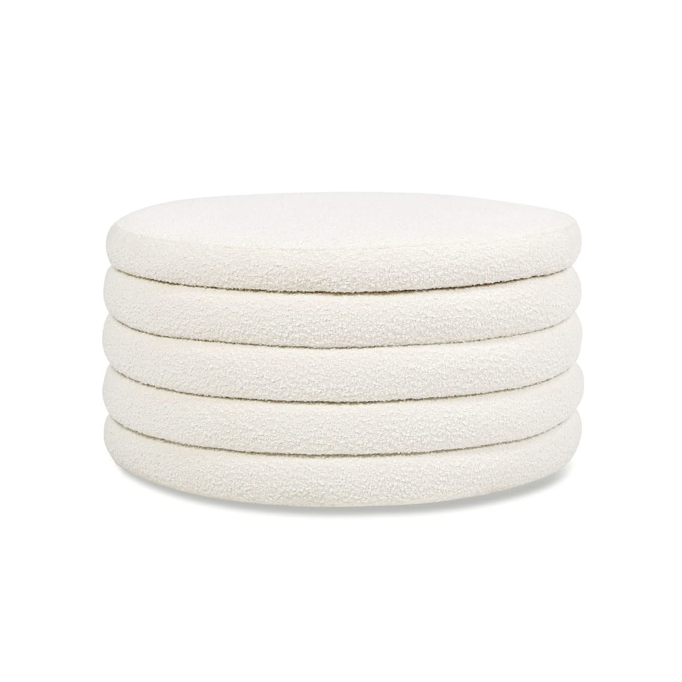Fuji - Oversized Round Storage Ottoman - Image 13