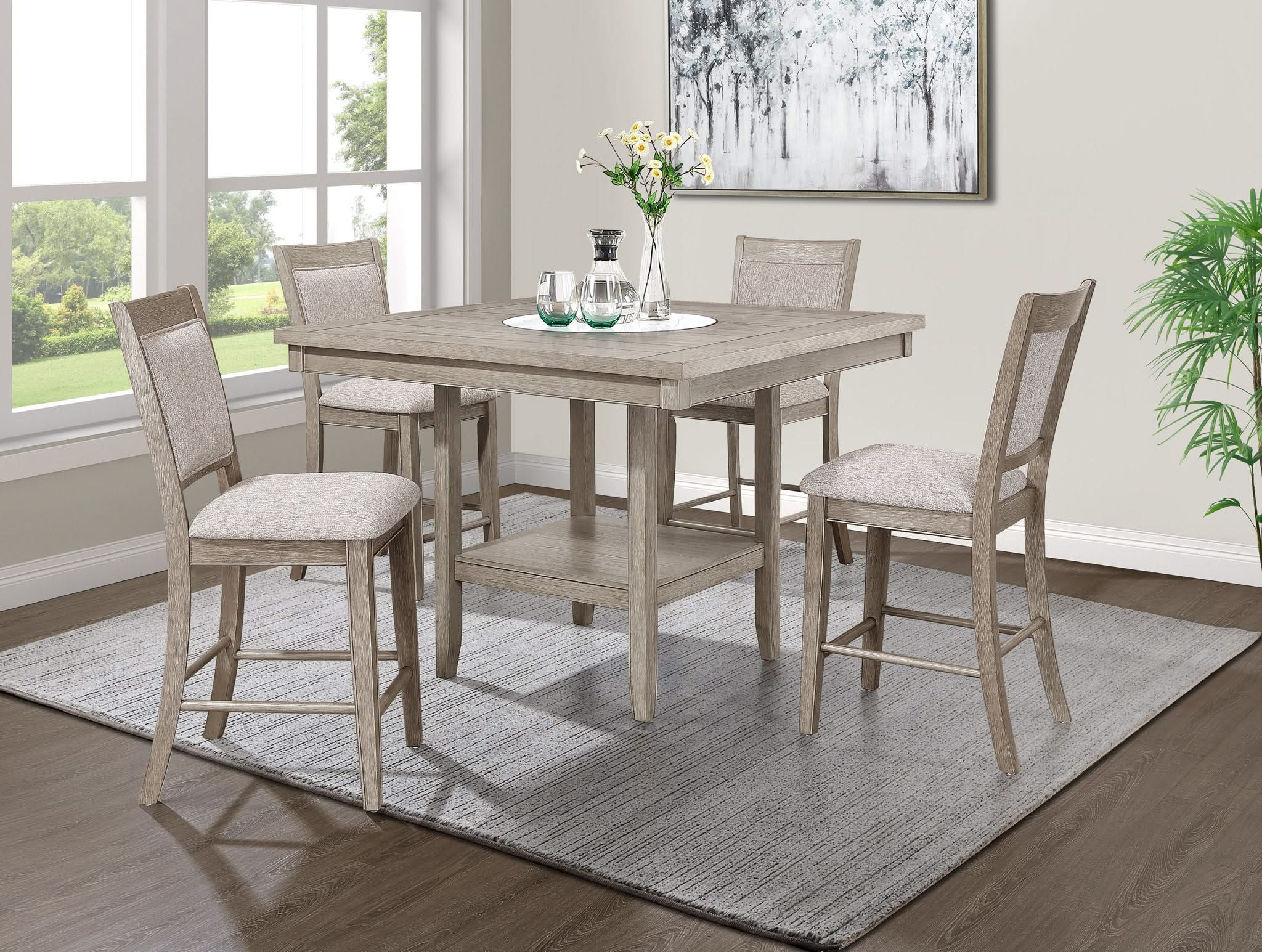 Fulton - Counter Height Bench - White Oak - Image 3