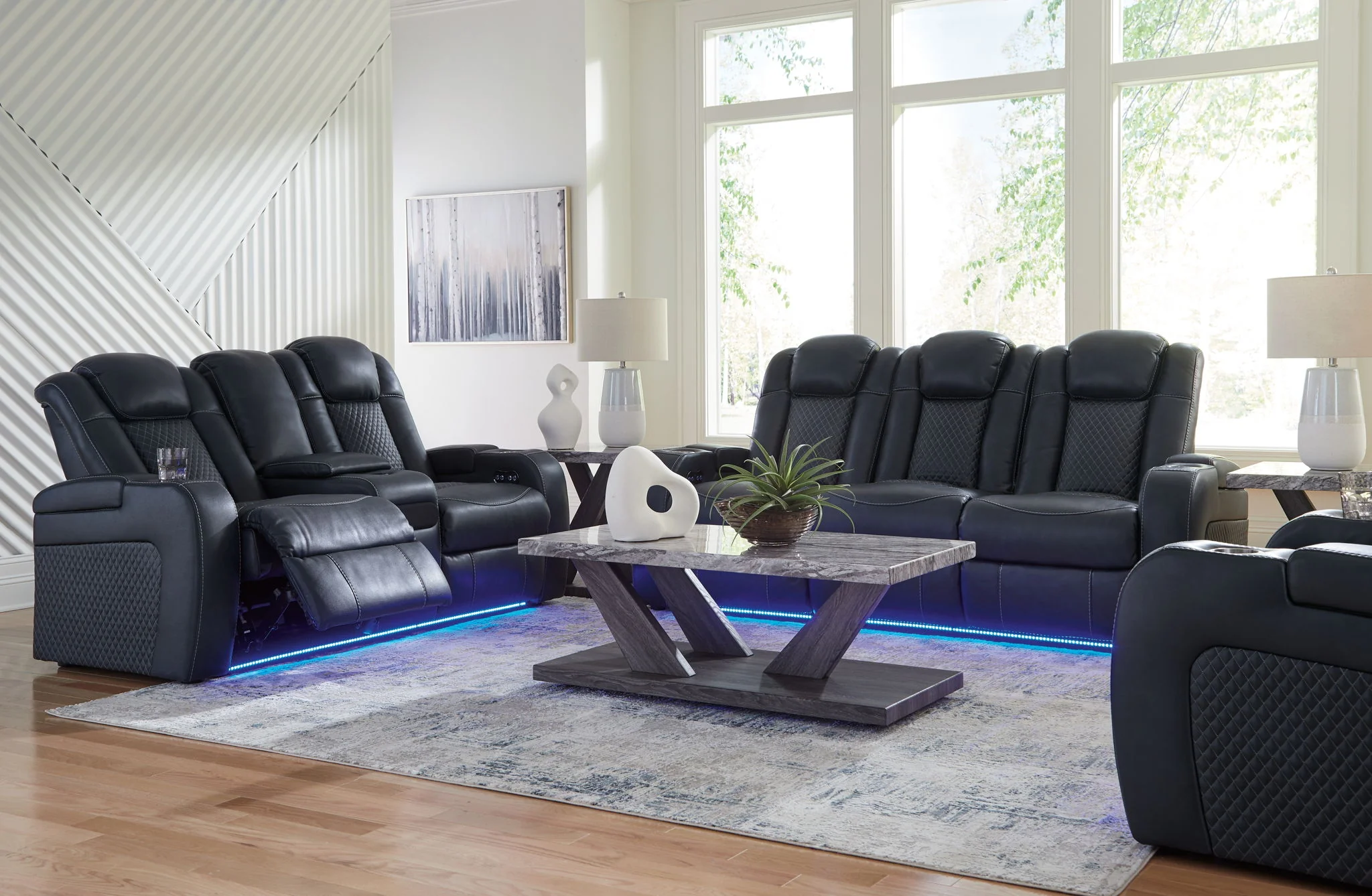 Fyne-dyme - Reclining Living Room Set - Image 4