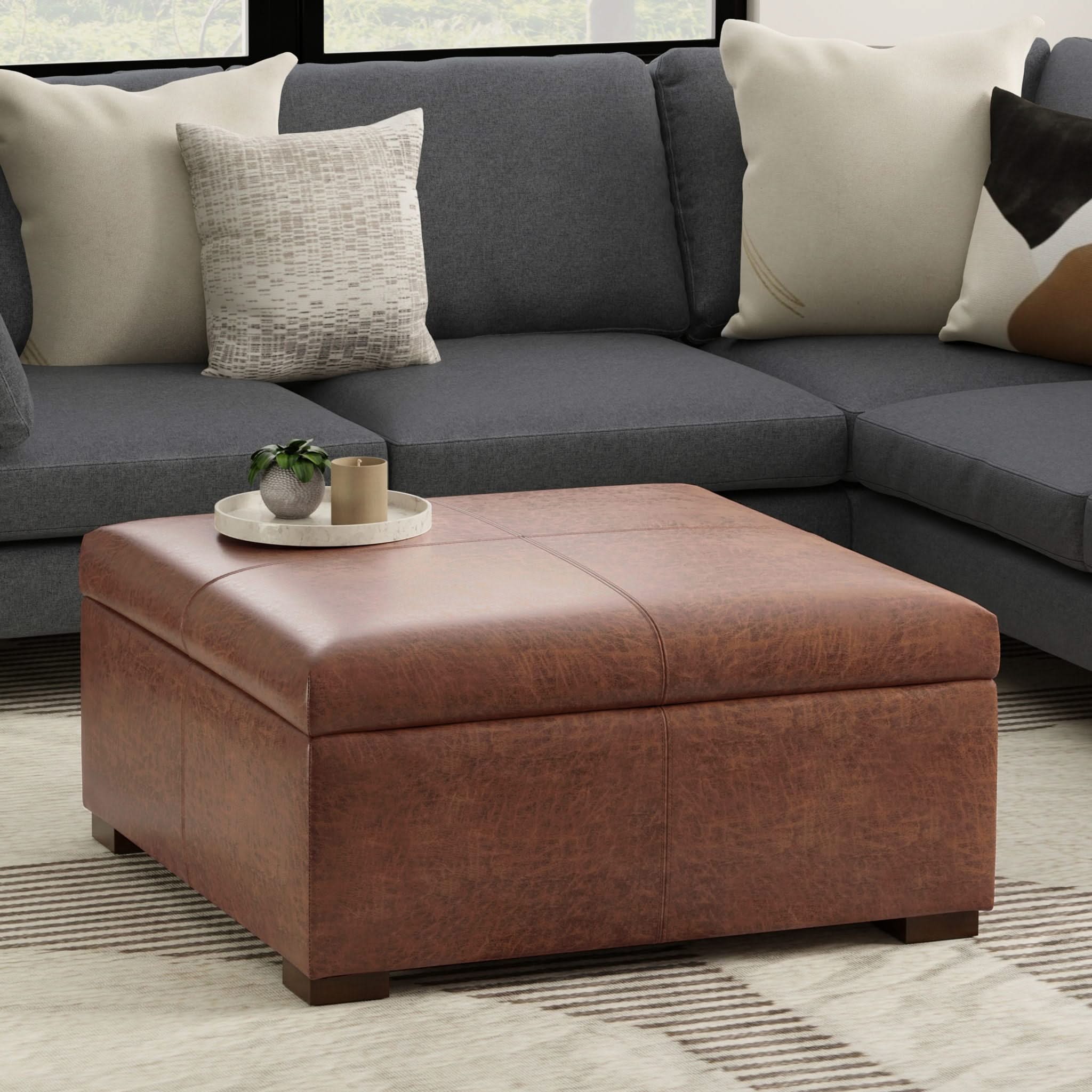 Gabbie - Coffee Table Upholstered Storage Ottoman - Image 10
