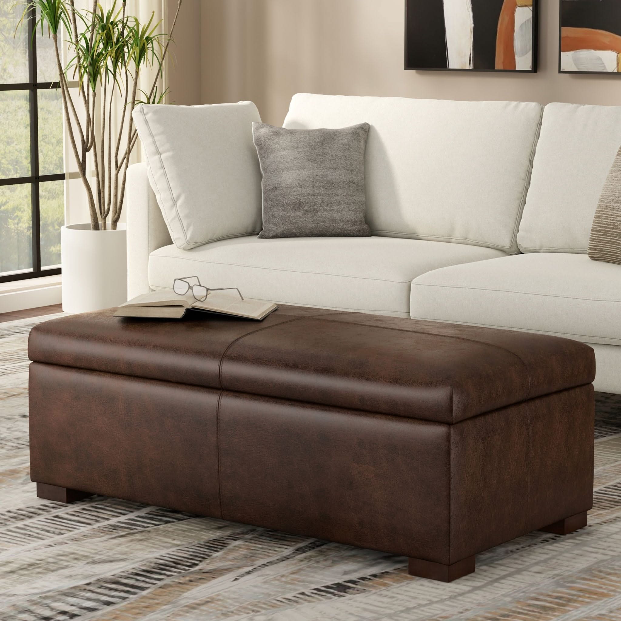 Gabbie - Coffee Table Upholstered Storage Ottoman - Image 18