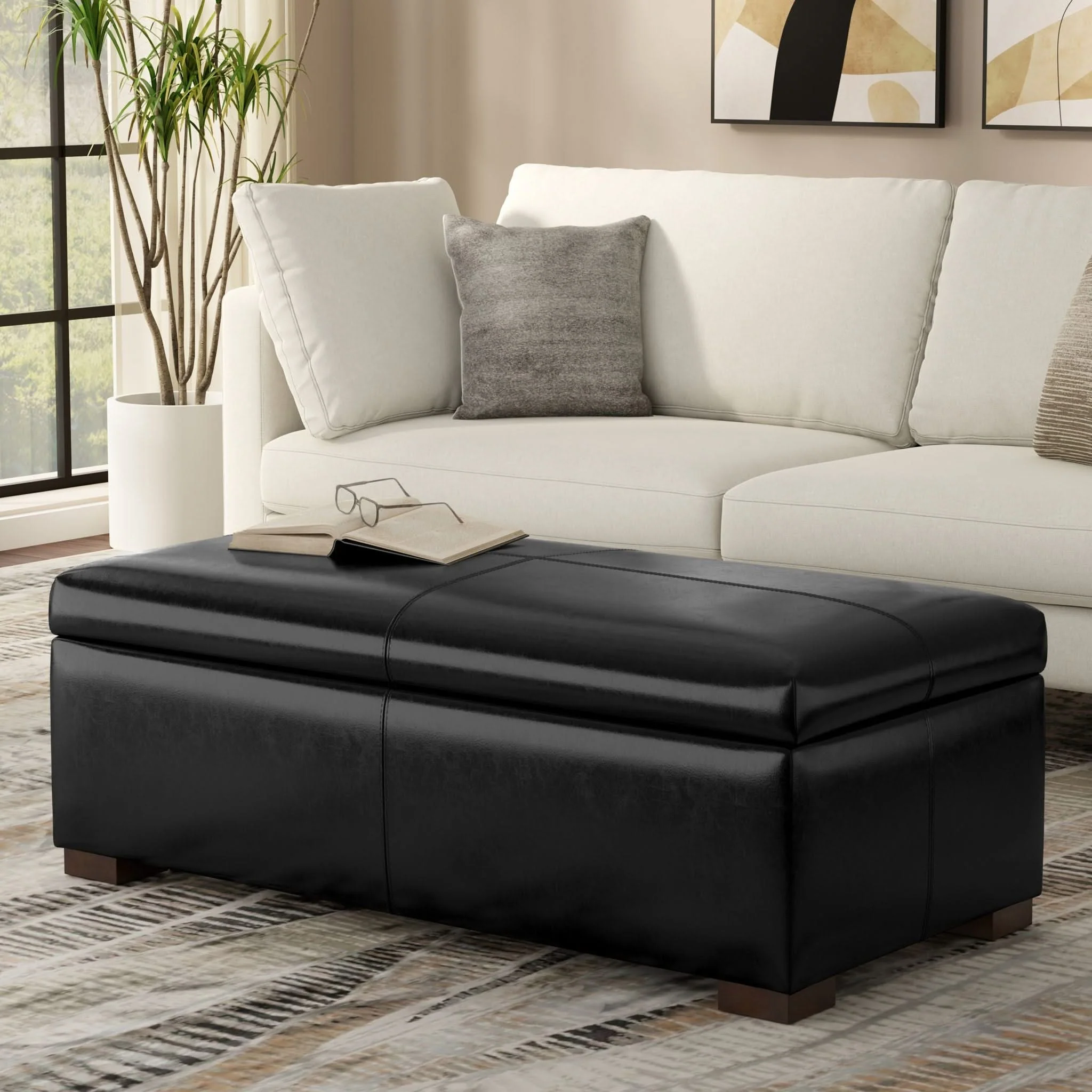 Gabbie - Coffee Table Upholstered Storage Ottoman - Image 7
