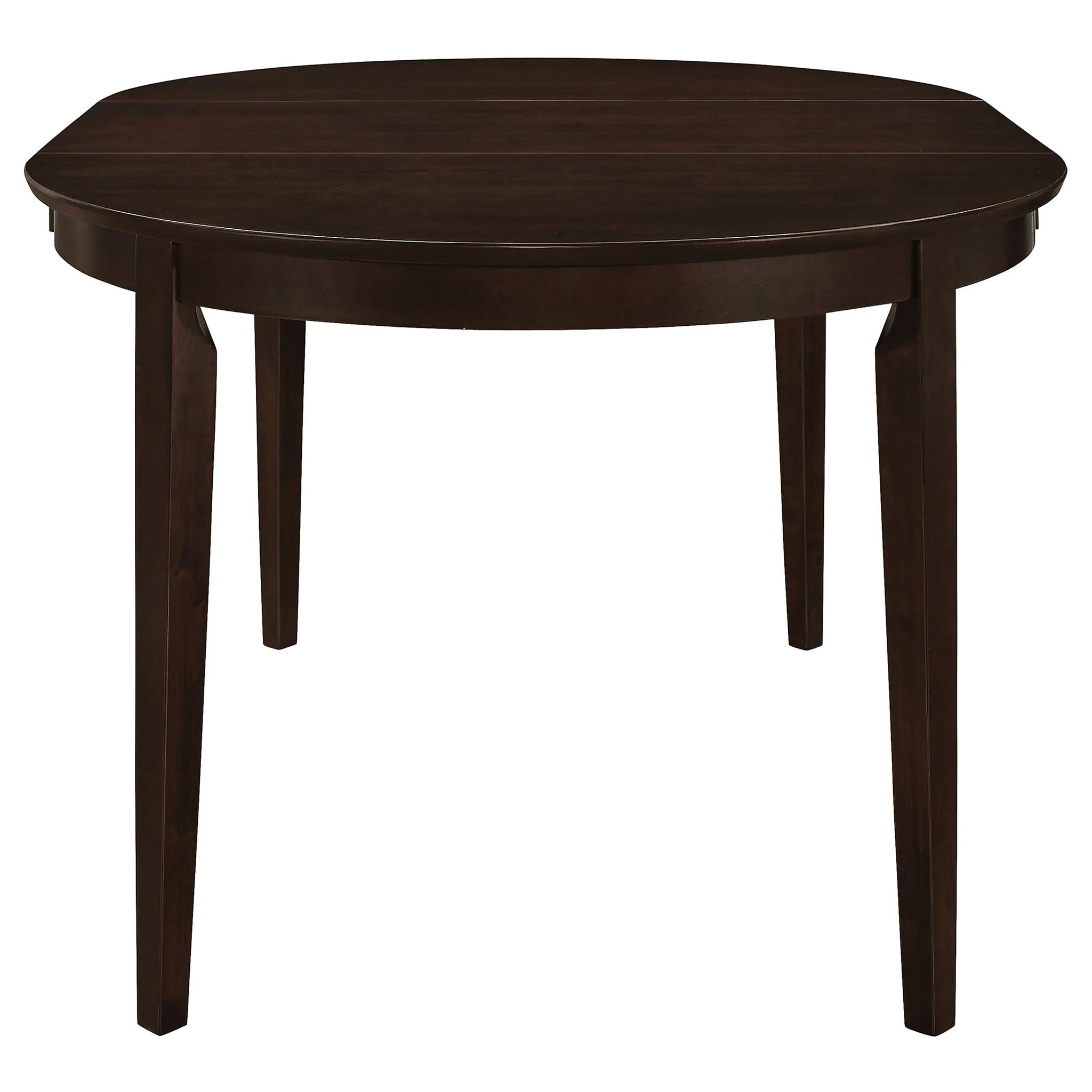 Gabriel Oval 60-inch Extension Leaf Dining Table Cappuccino - Image 3