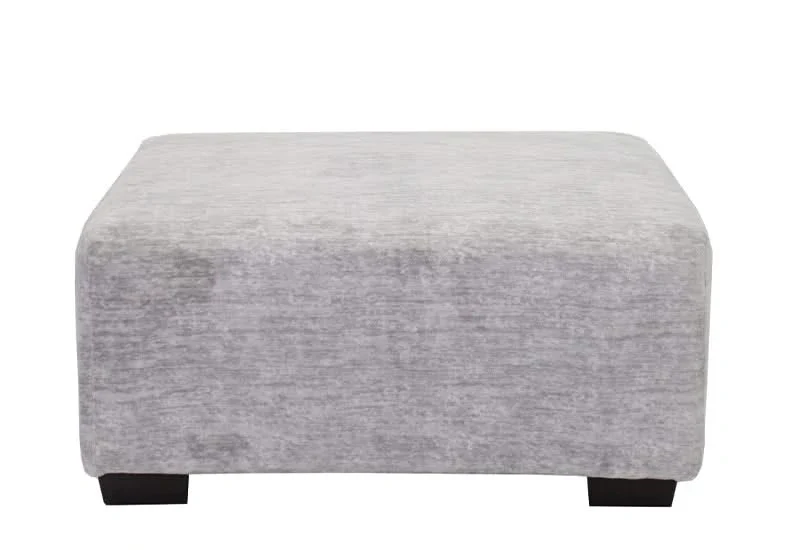 Galactic Oyster Gray Modern Ottoman - Image 2