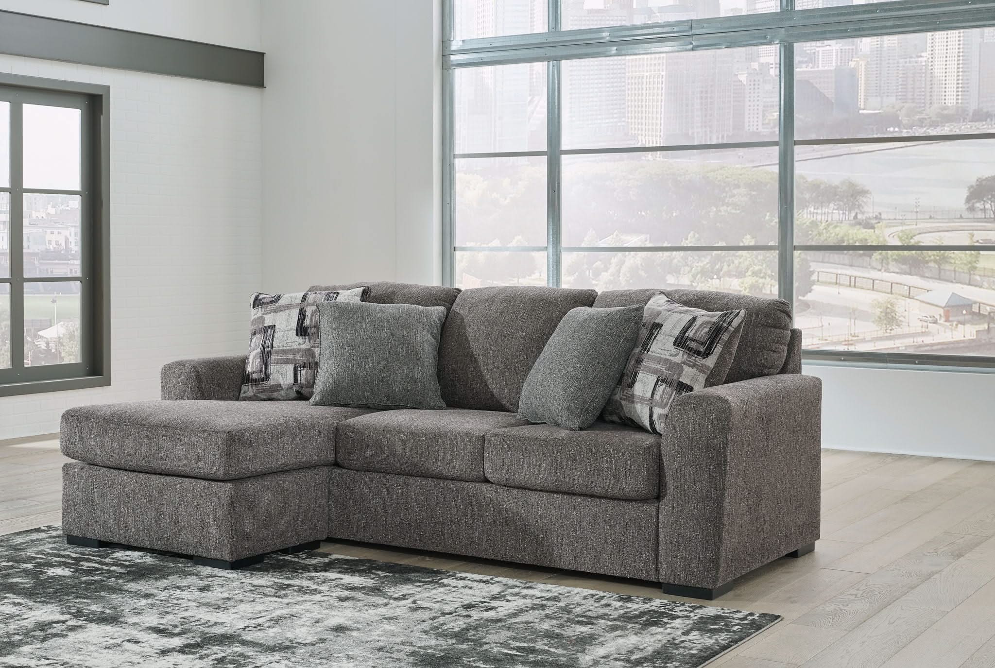 Gardiner - Sofa Chaise - Pewter - Image 3