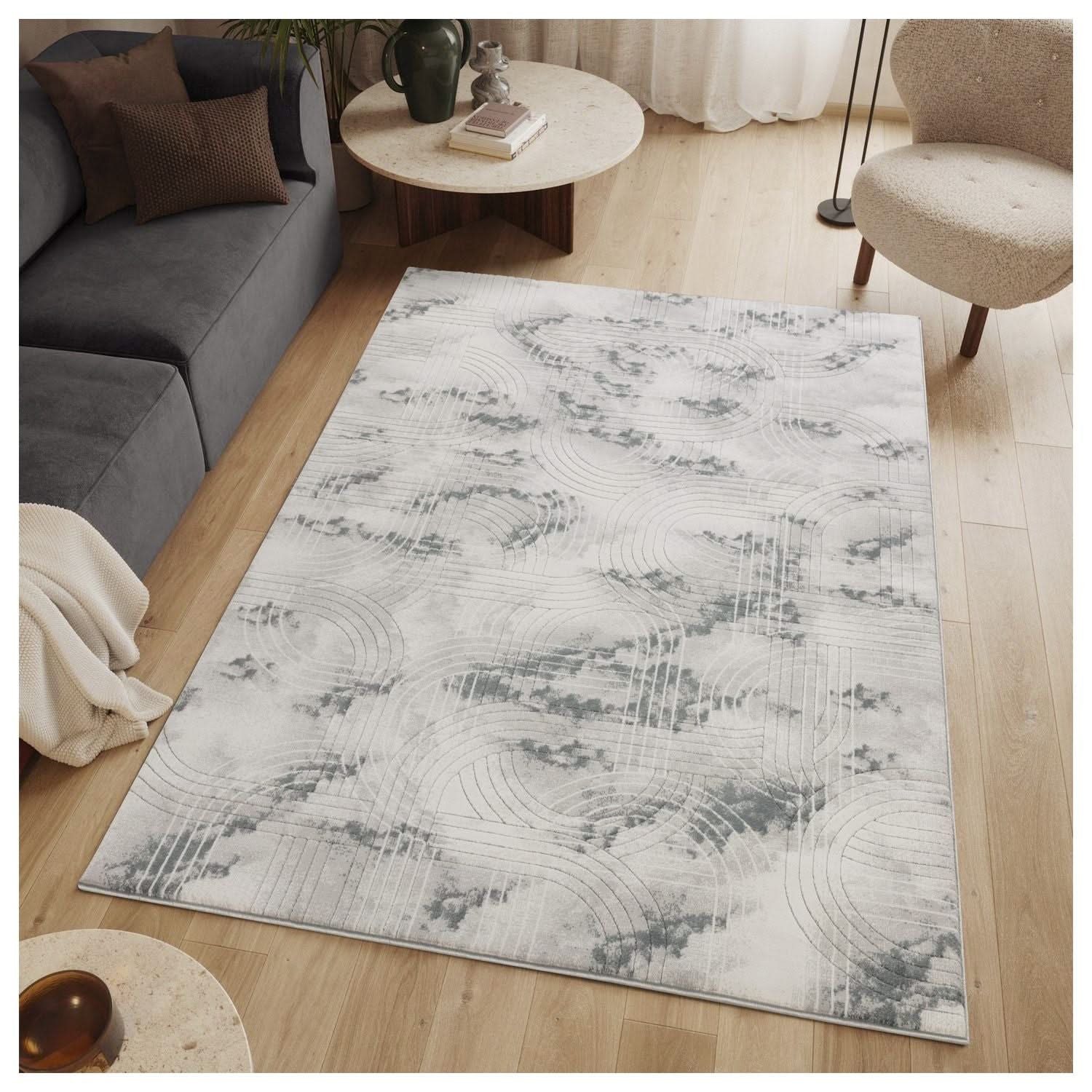 Geometrix - Area Rug With Geometric 3D Effect - Image 6