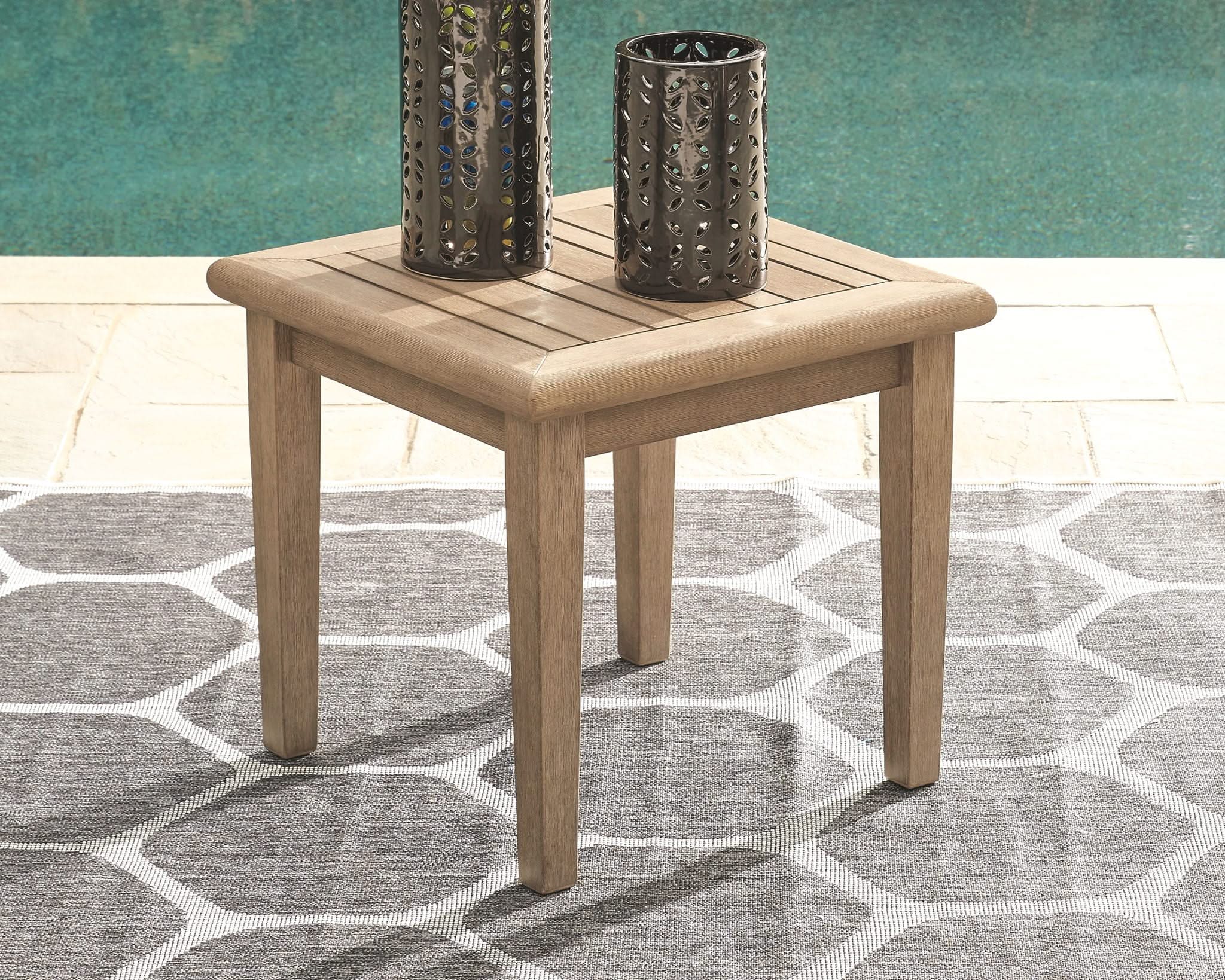 Gerianne - Square End Table - Brown - Image 2