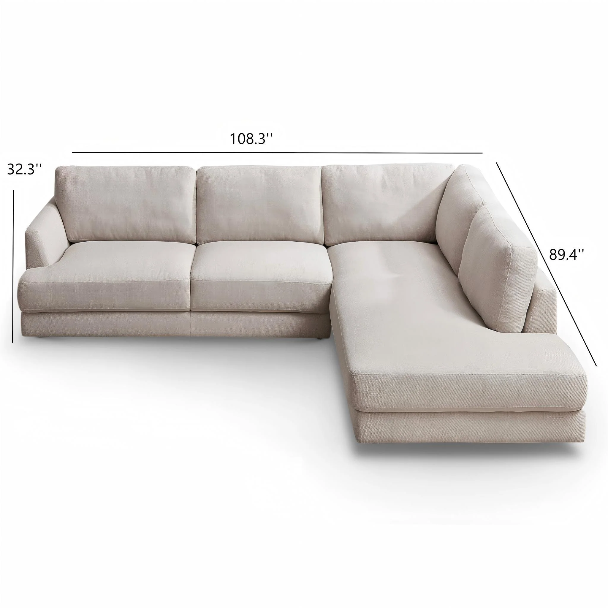Glander - Comfortable Cozy Sectional Sofa - Image 5