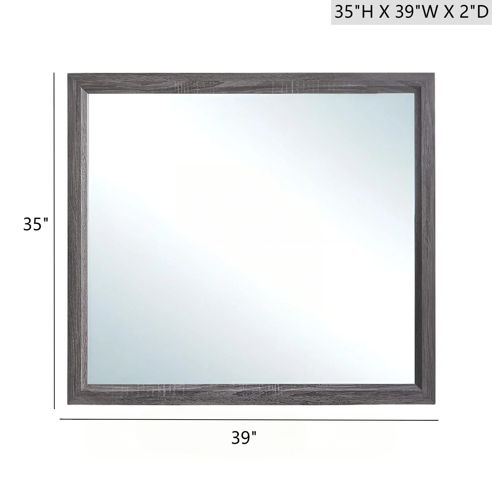 Glasgow - Mirror With Minimalist Design And Low Distortion Glass - Image 6