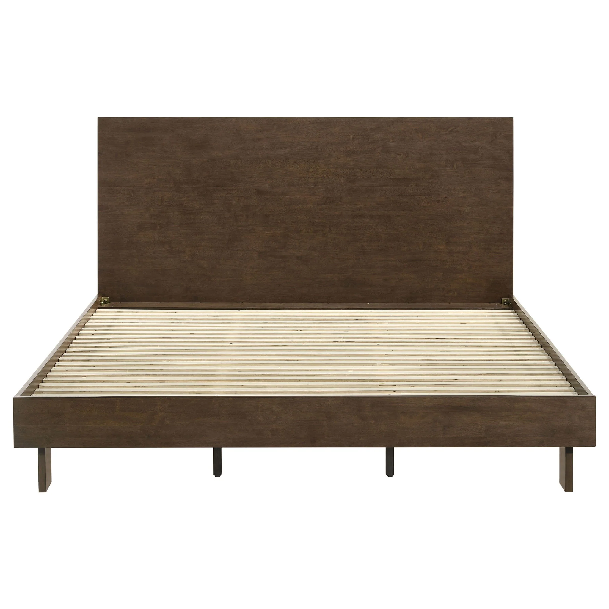 Glenwood 48-inch Eastern King Platform Panel Bed Warm Brown - Image 4
