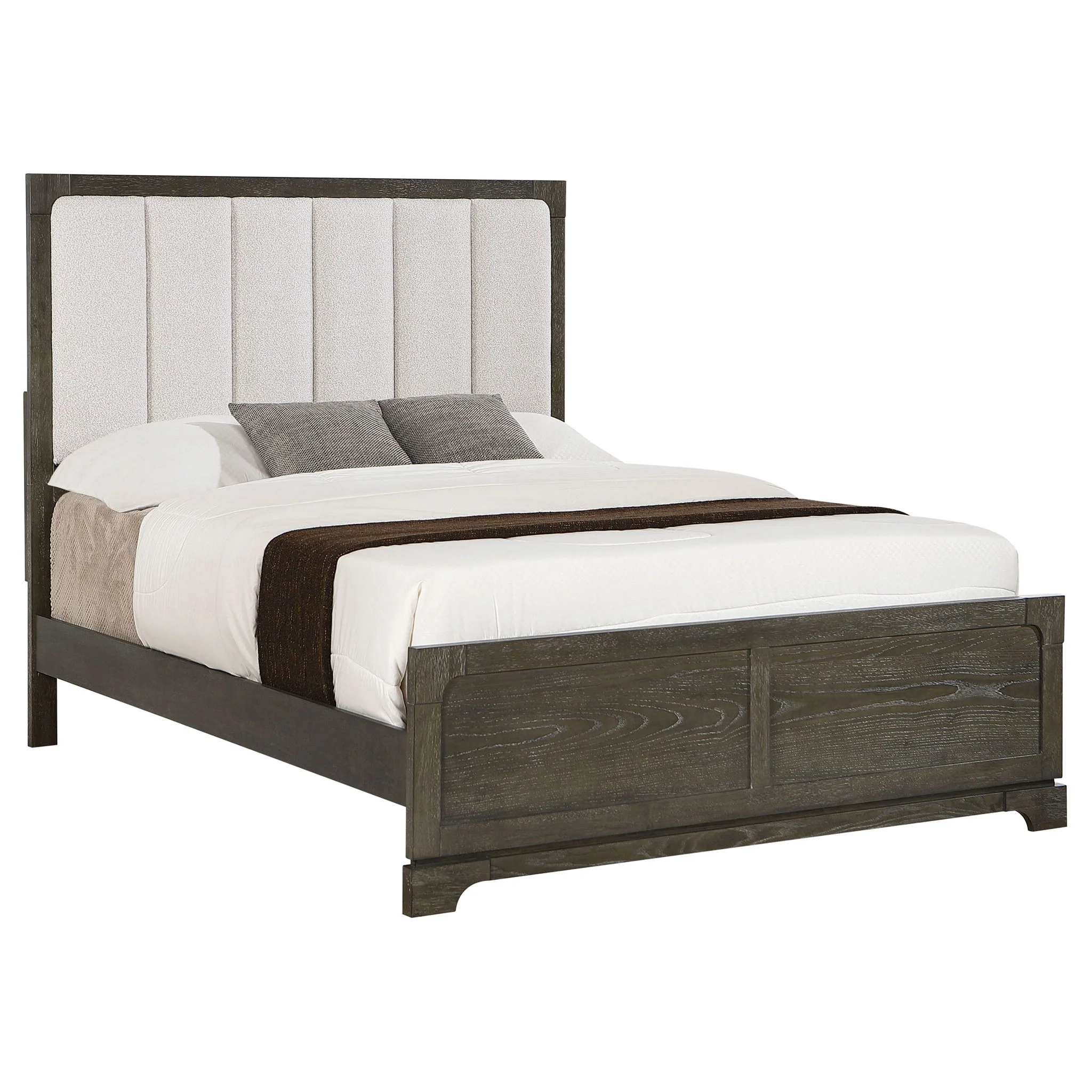 Gran Park 59-inch California King Panel Bed Dark Cocoa - Image 4