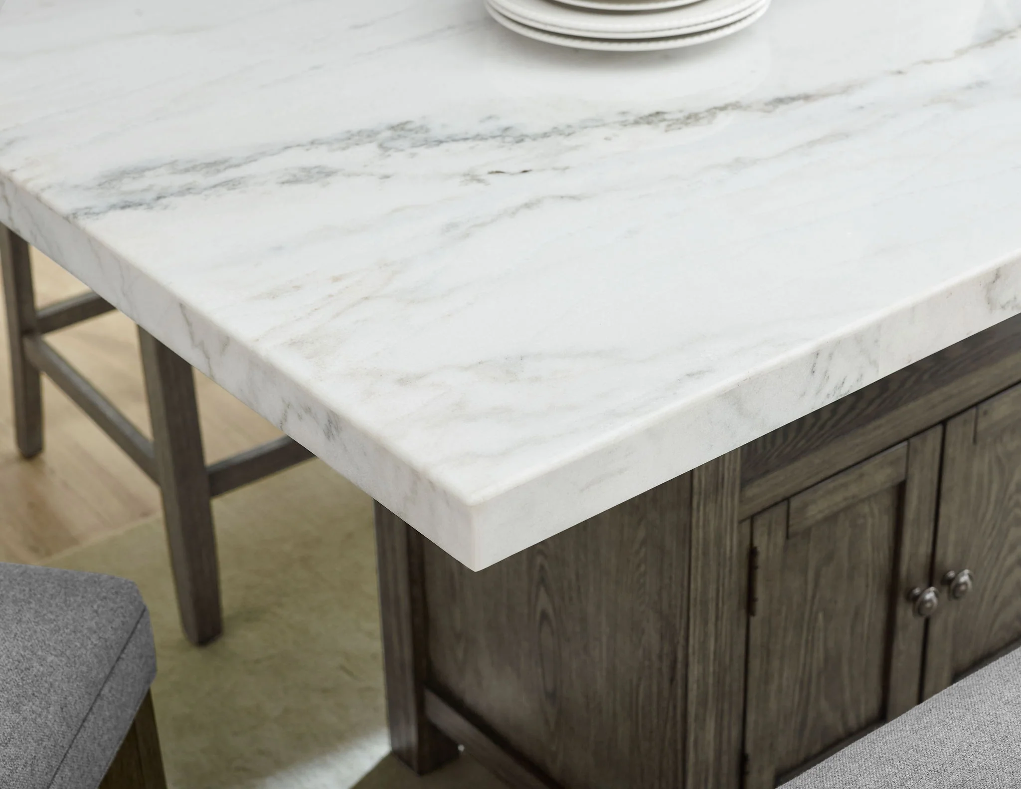 Grayson - Counter Height Set With White Top Table - Image 7