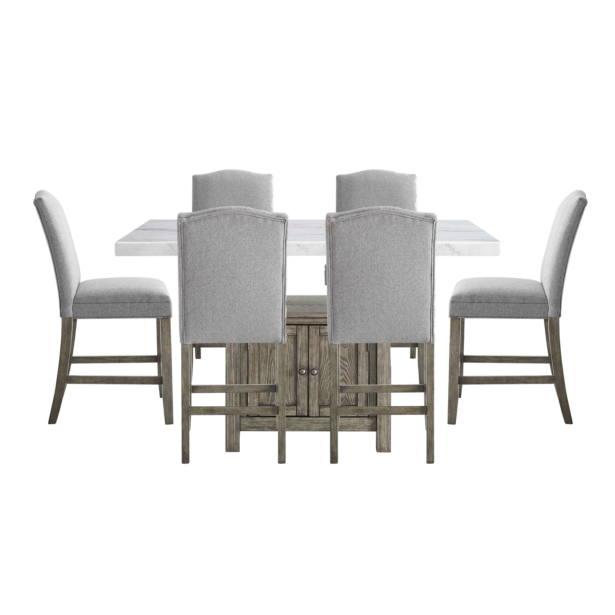 Grayson - Counter Height Set With White Top Table - Image 8