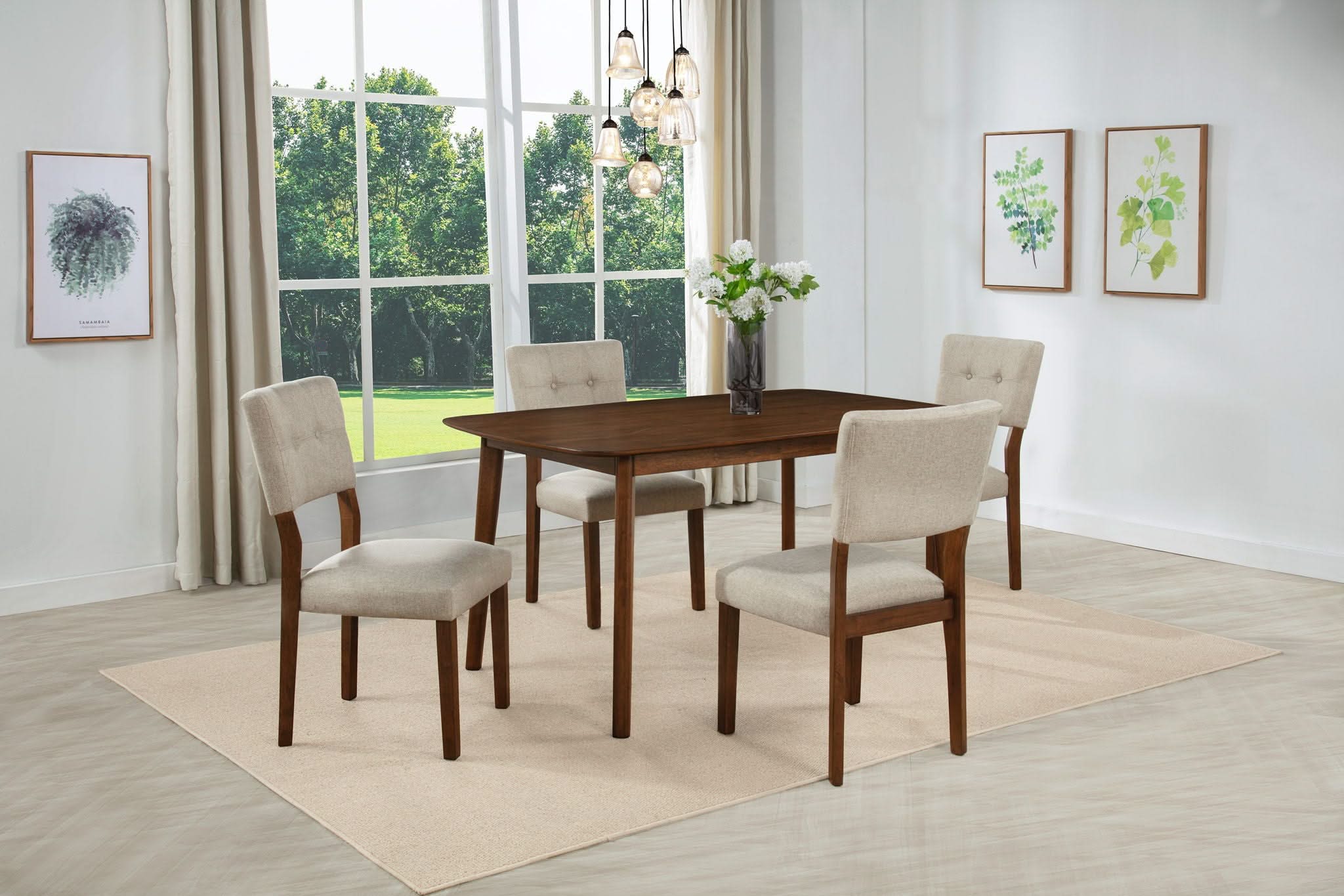 Gregory - Side Chair (Set of 2) - Beige / Brown - Image 3