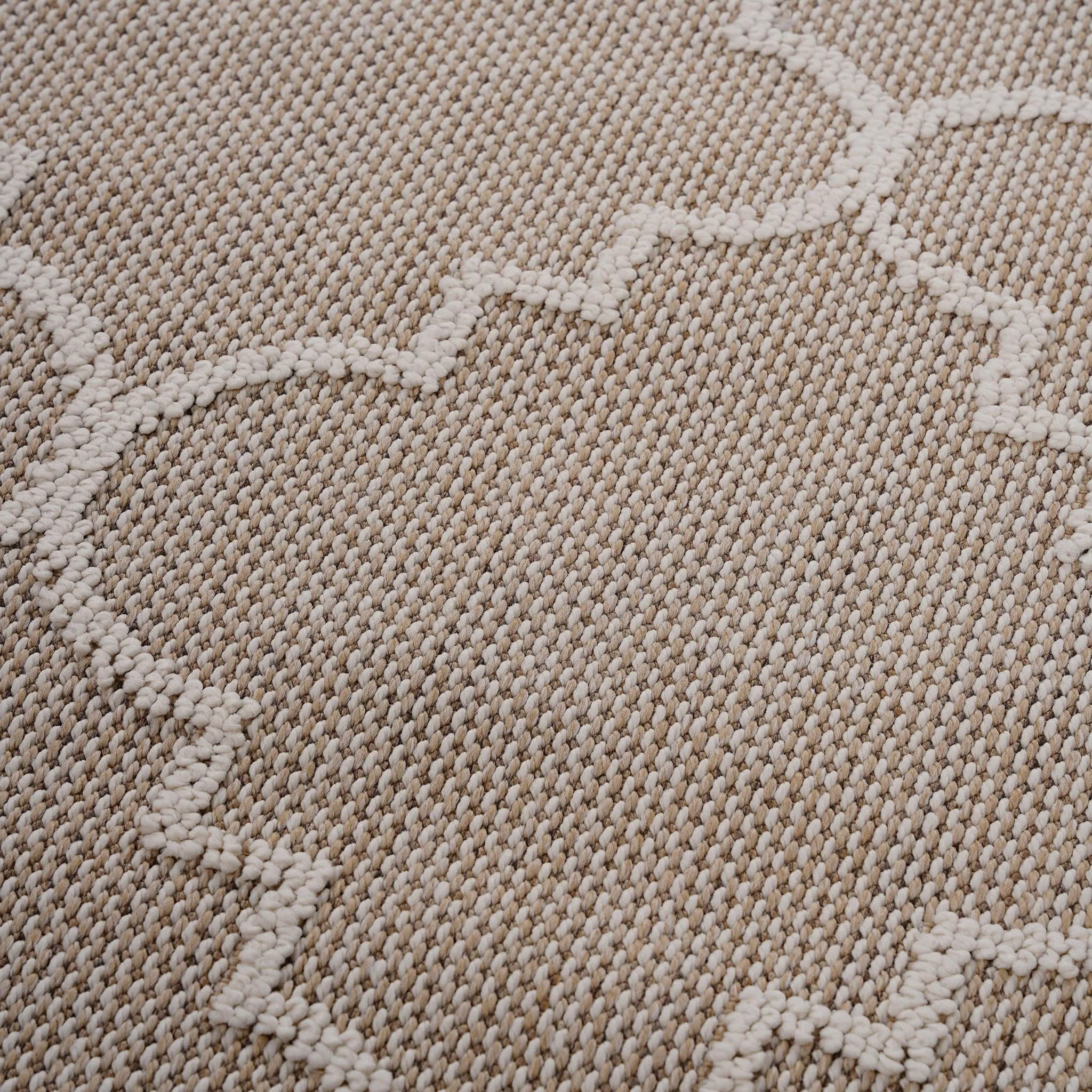 Guros - 6' X 9' Trellis Indoor / Outdoor Area Rug - Ivory - Image 4